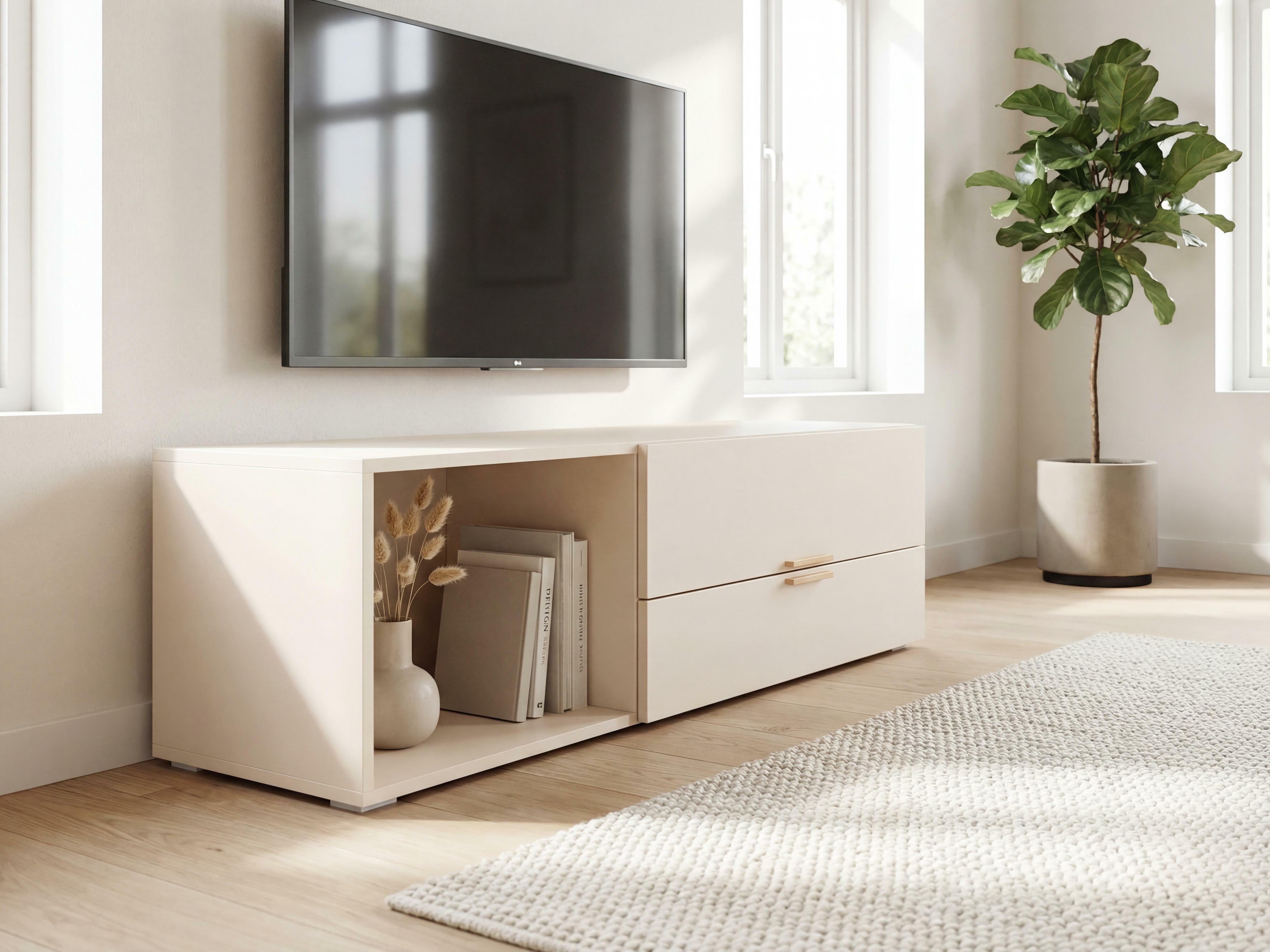 TV-állvány Veldalo 124 (Világos tölgy)