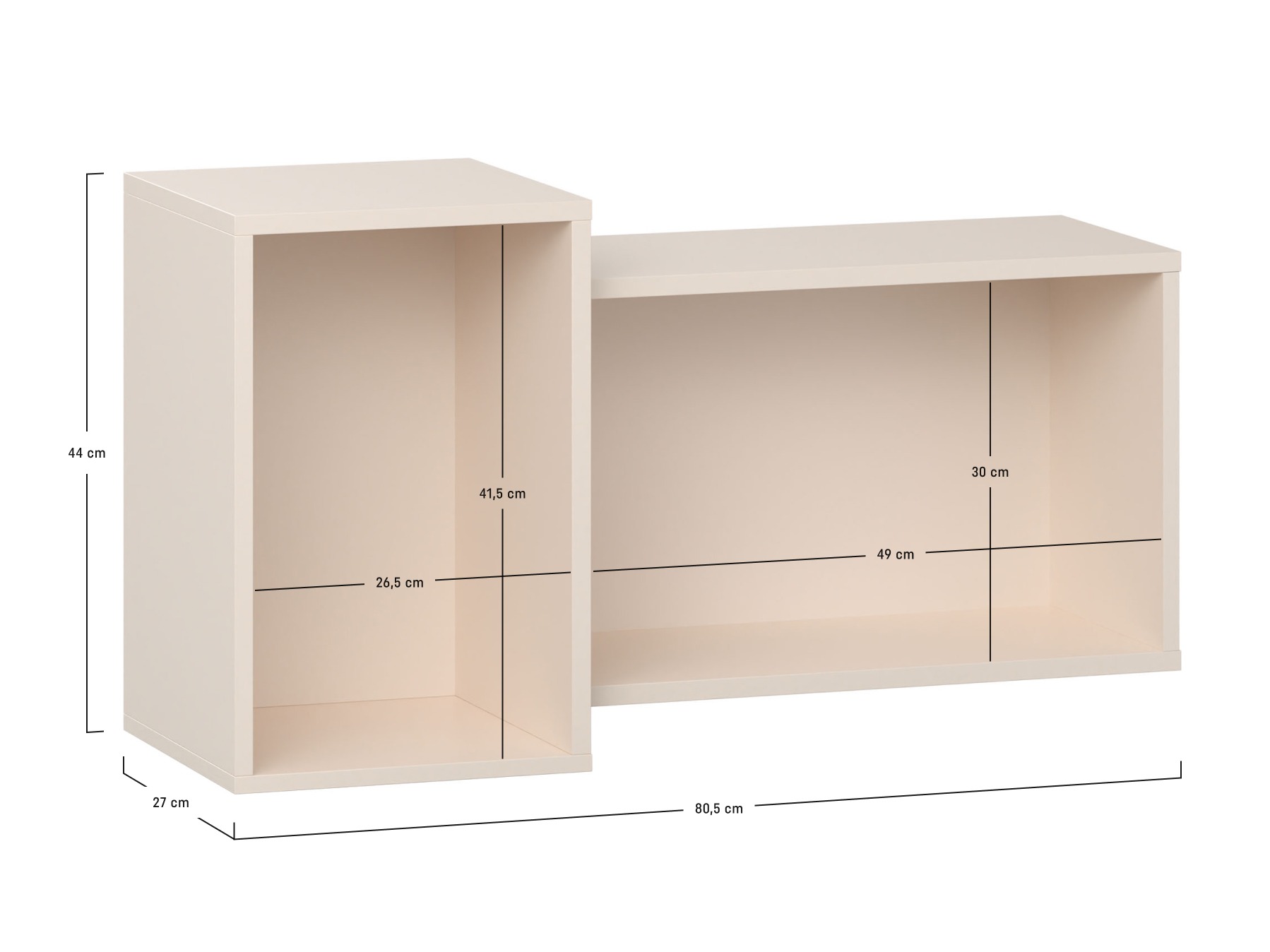 Fali polc Veldalo 132