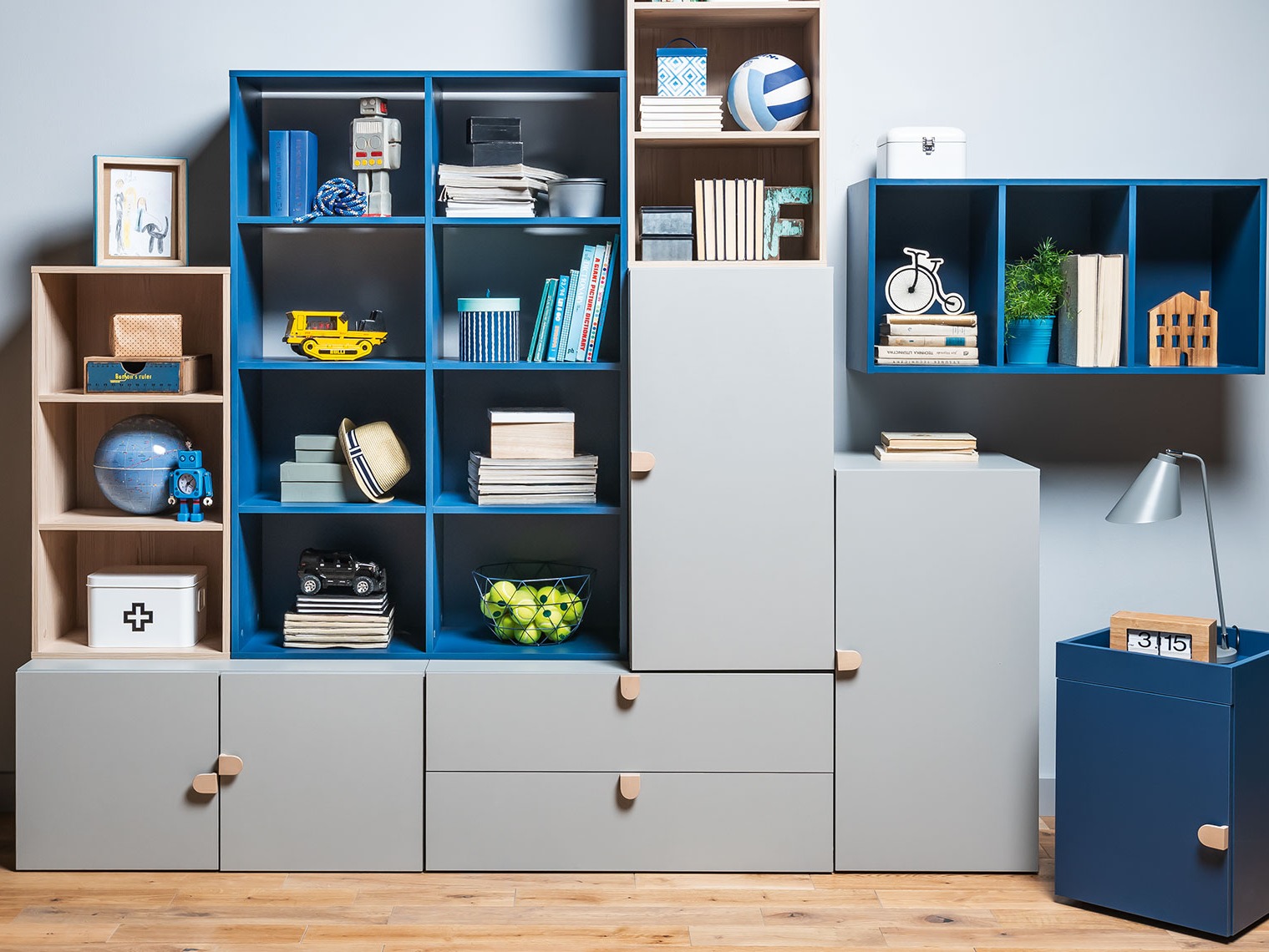 Fali polc Nutese 101 (Fenyő)