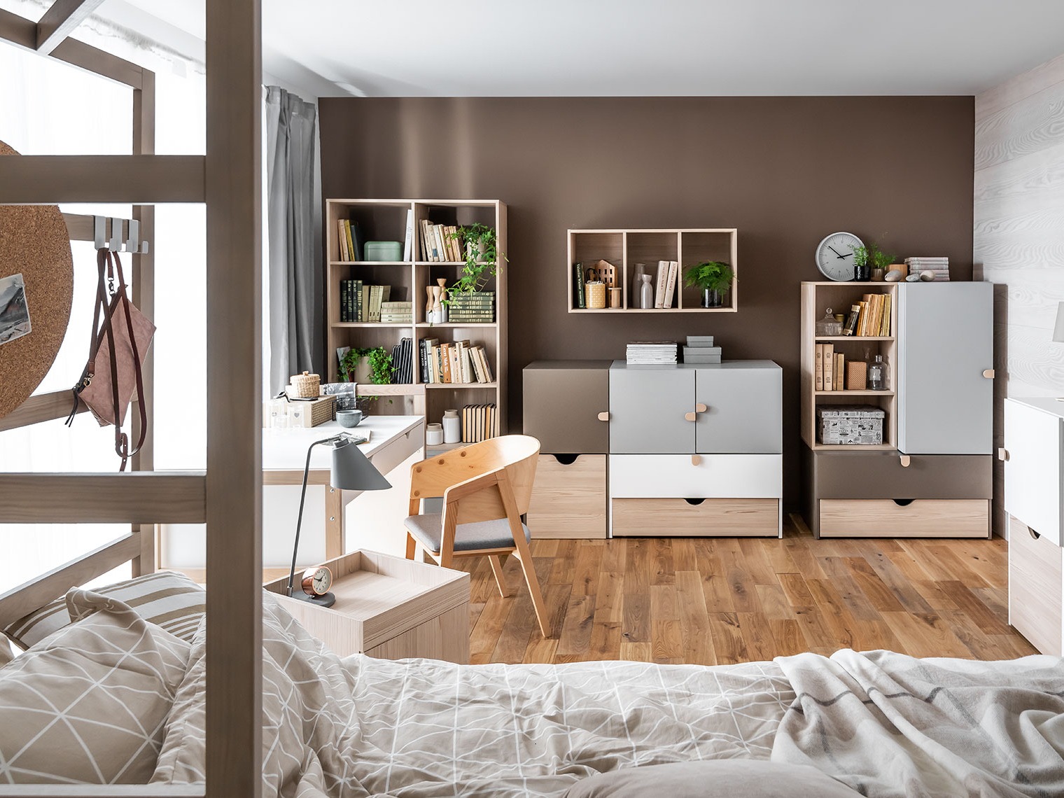 Könyvespolc Nutese 102 (Fenyő)