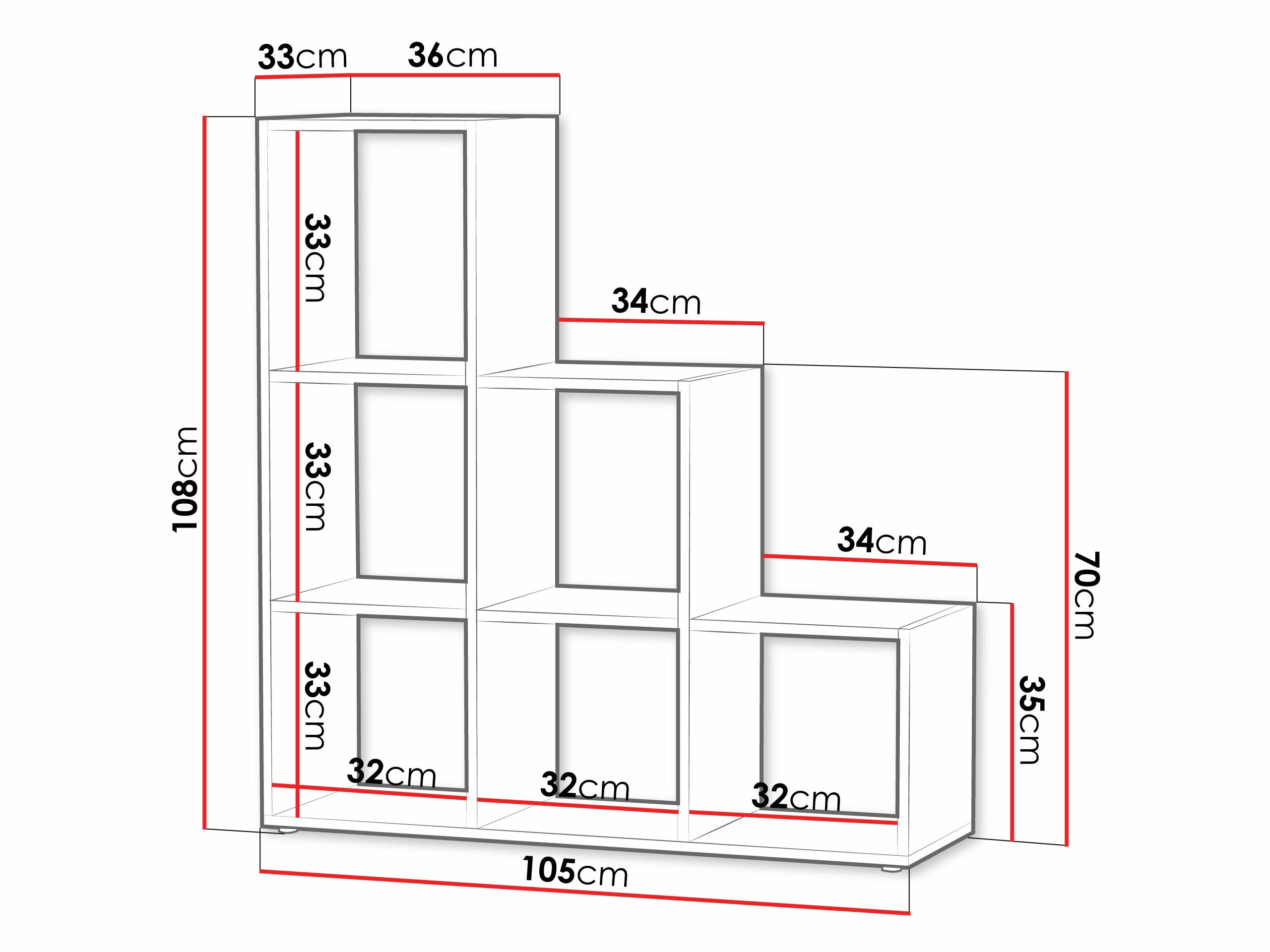 Könyvespolc Sarasota 110 (Sonoma tölgy)
