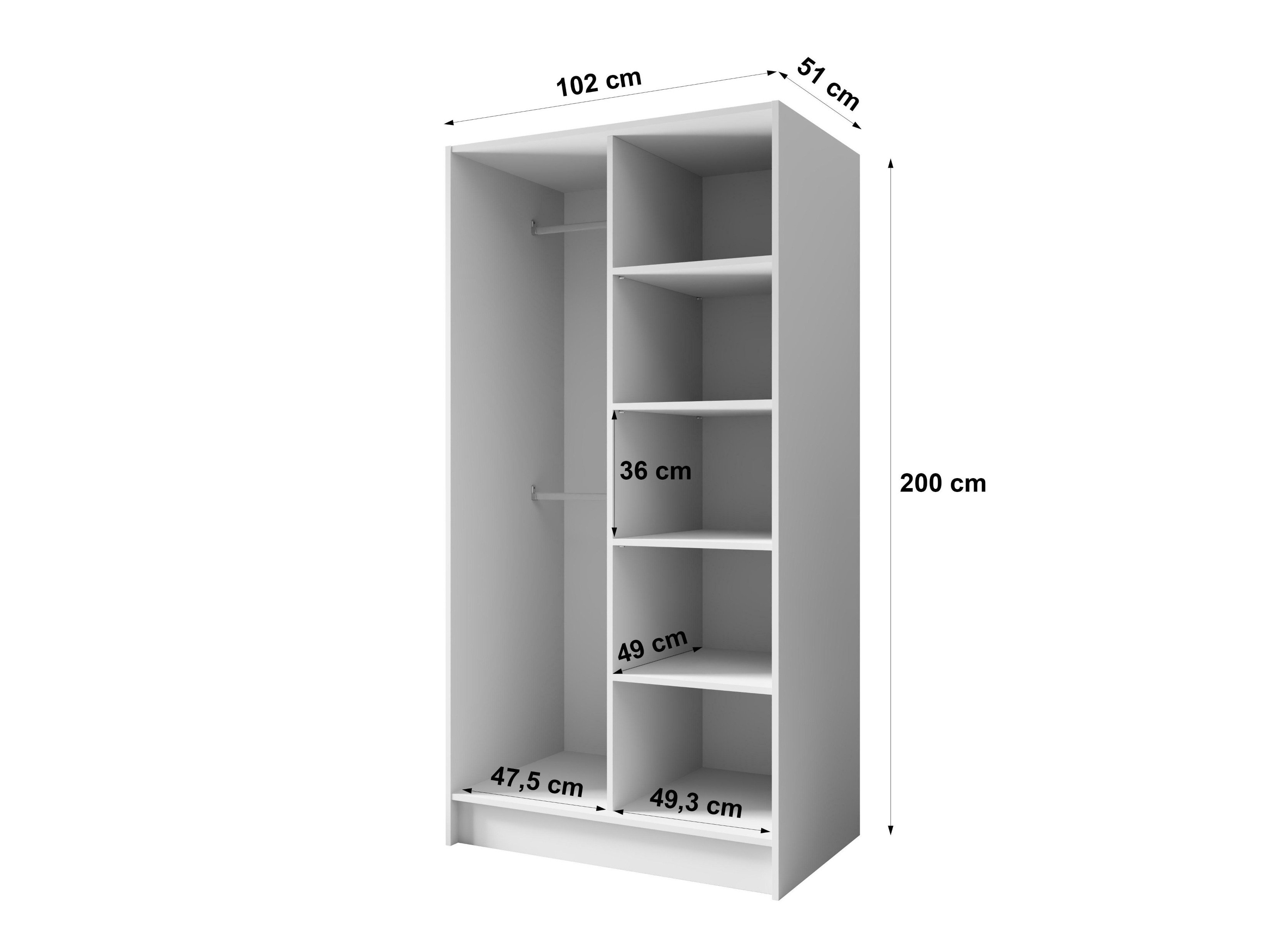 Gardróbszekrény Arecibo 103