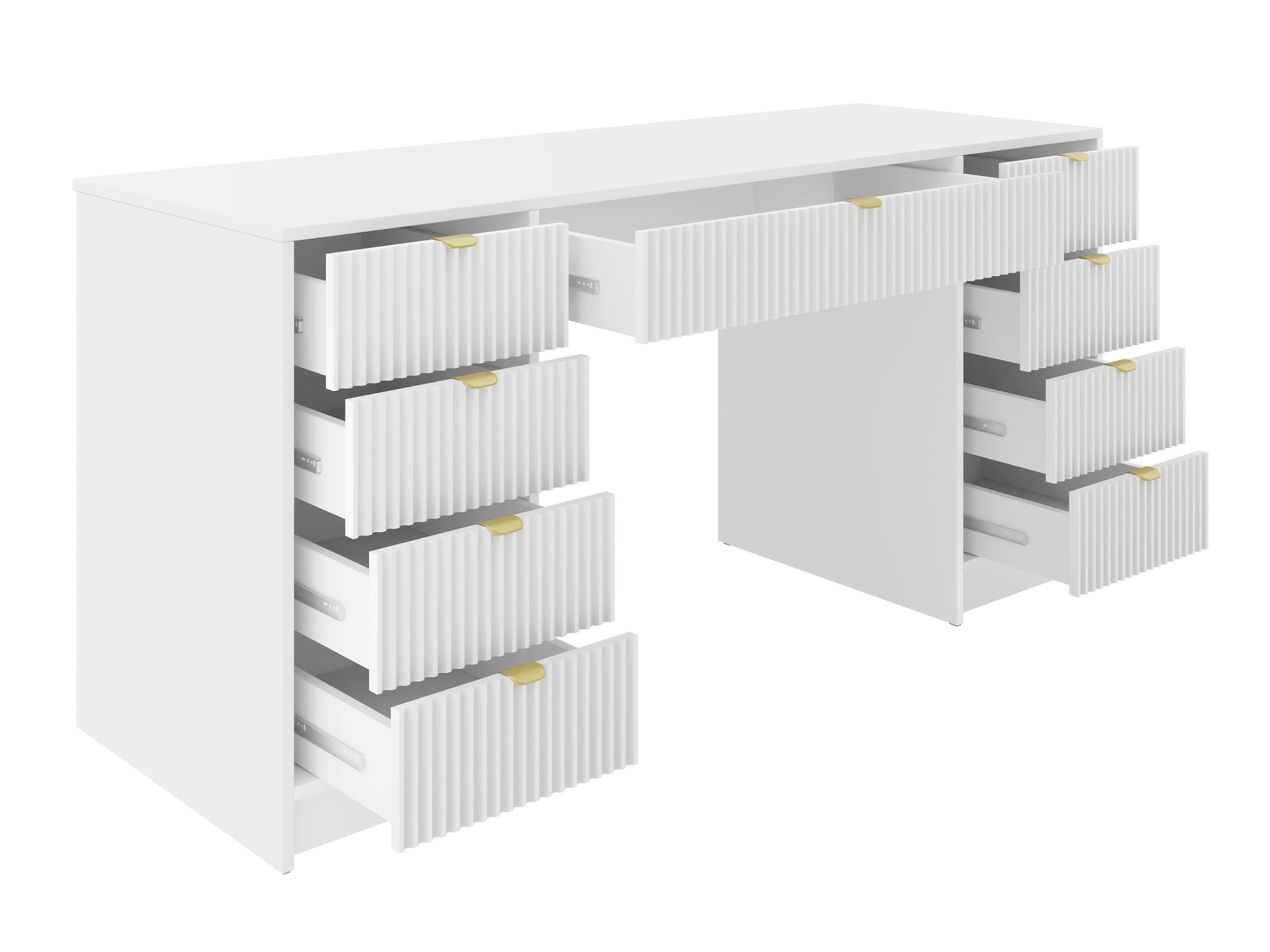 Íróasztal Comfivo Papilio I (Fehér)