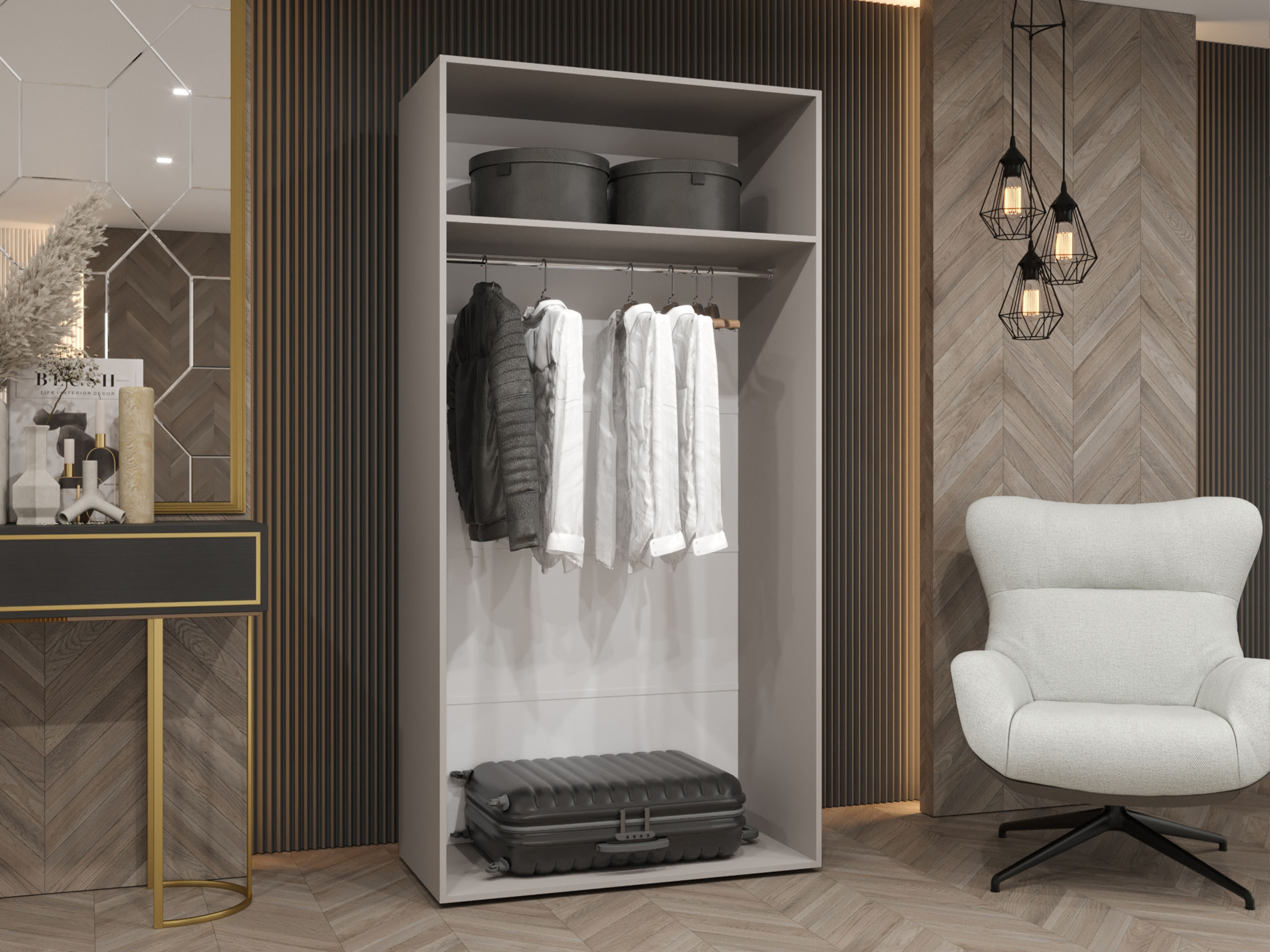 Gardróbszekrény Hartford 579 (Kasmír)