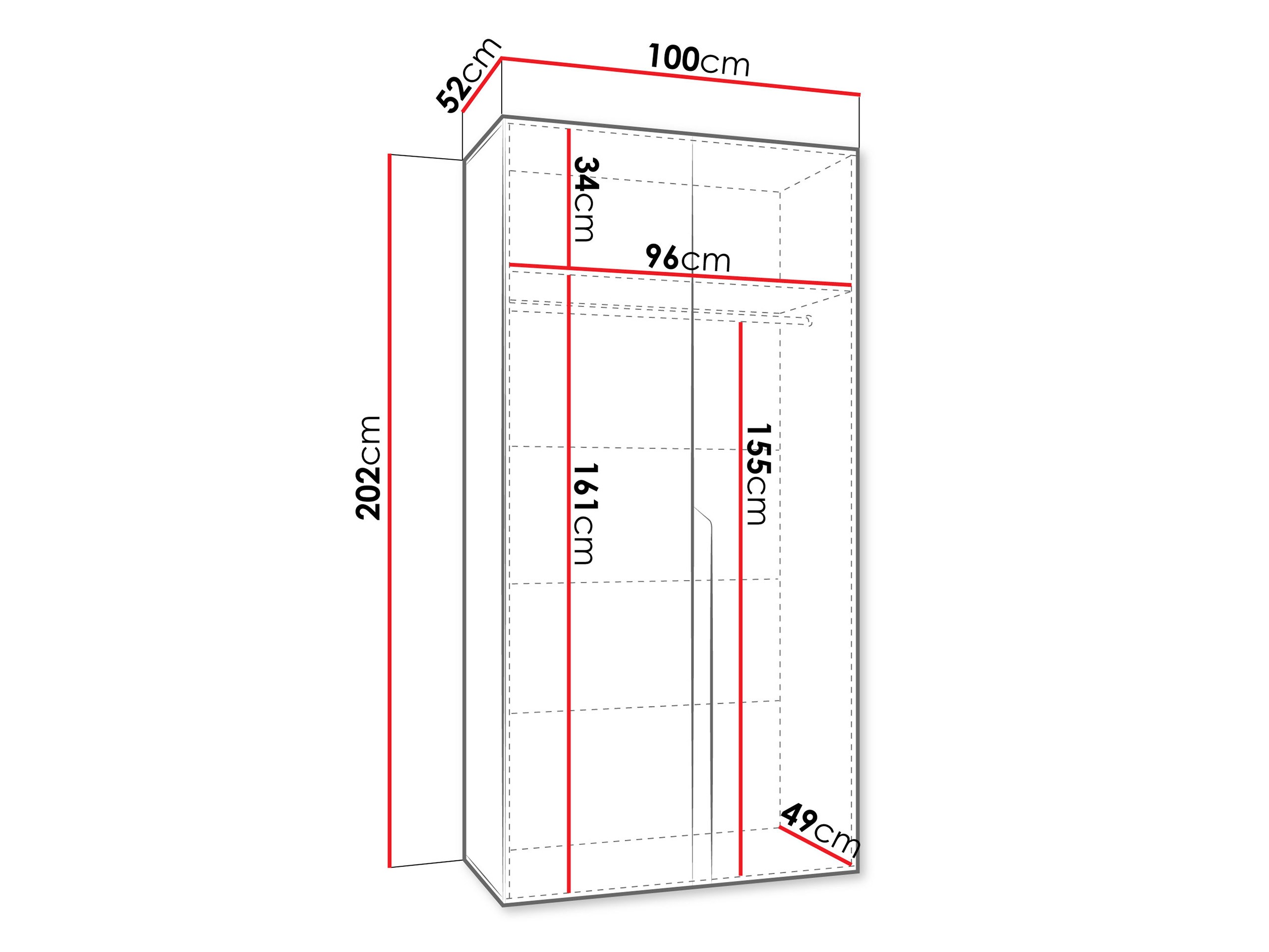 Gardróbszekrény Hartford 579 (Kasmír)