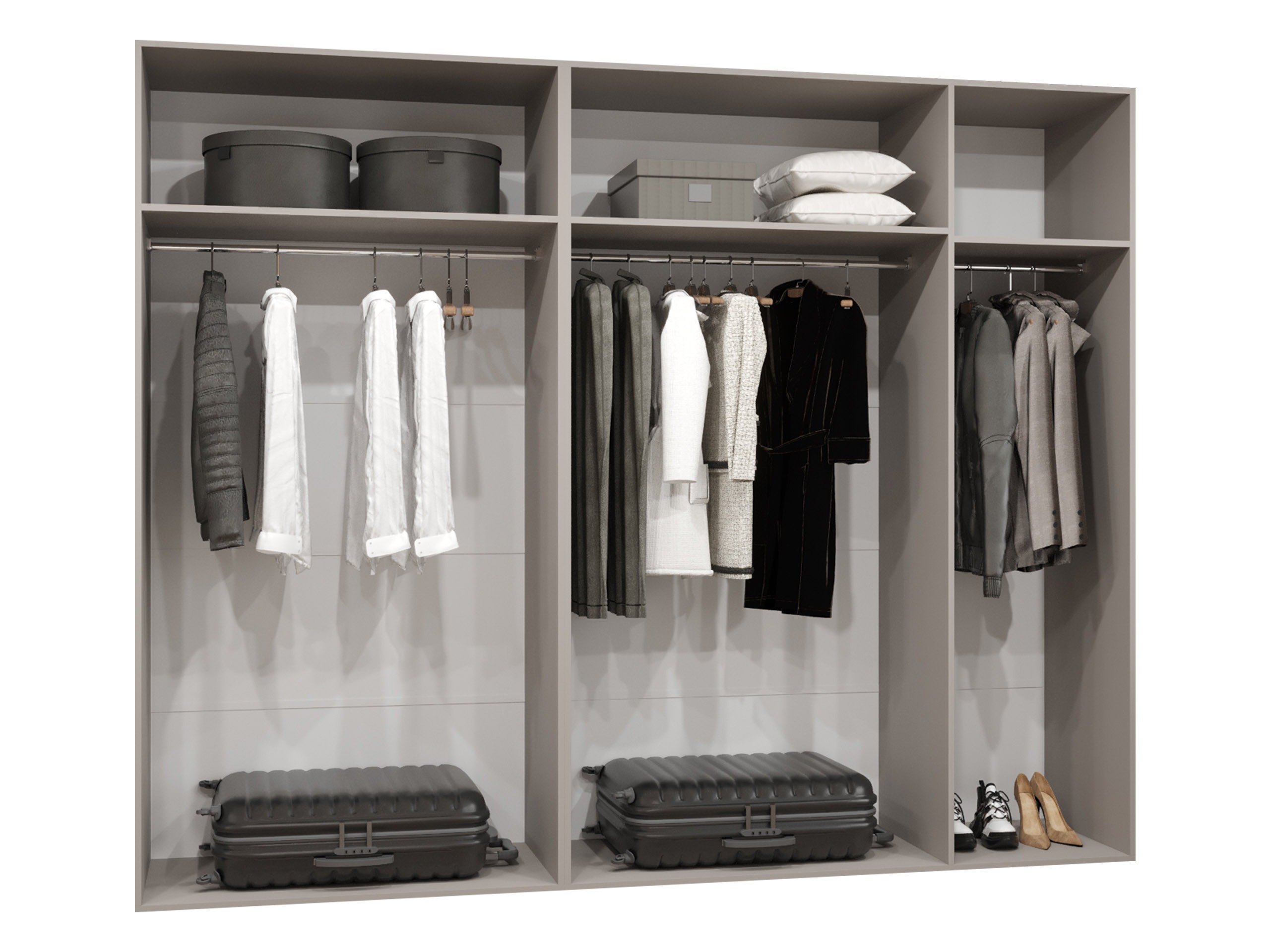 Gardróbszekrény Hartford 582 (Fehér)