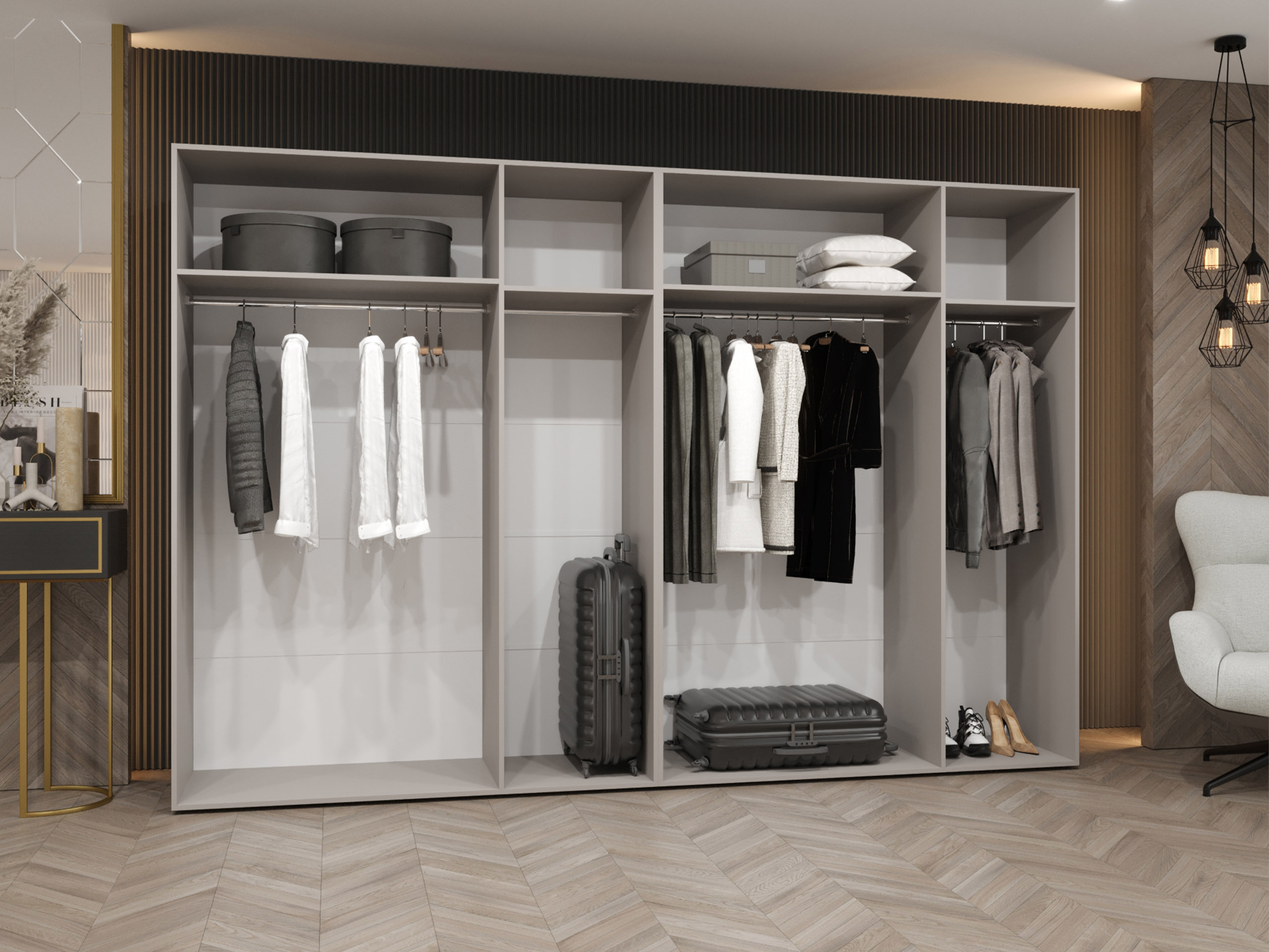 Gardróbszekrény Hartford 583 (Kasmír)