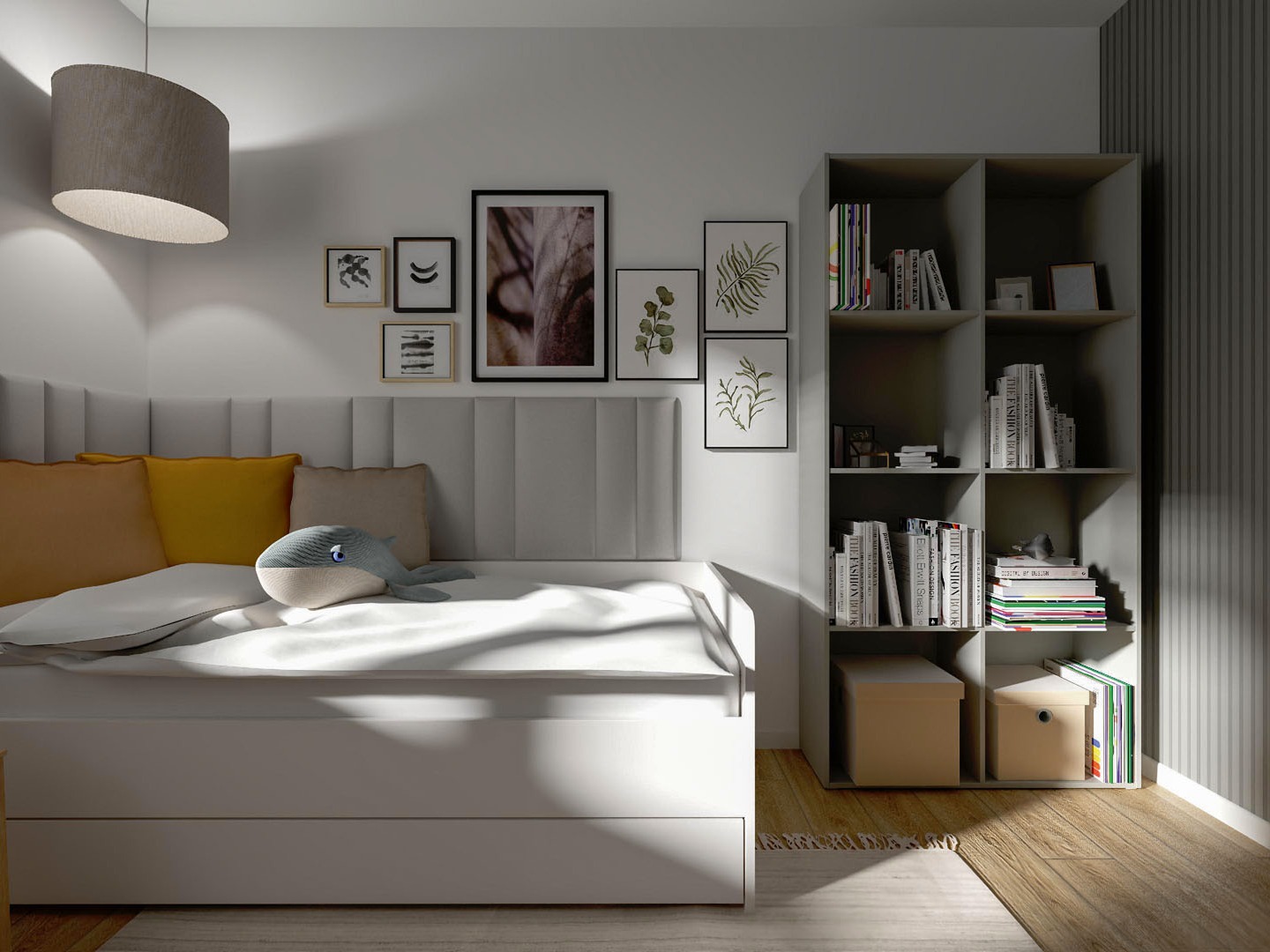 Könyvespolc Tornolo 101 (Szürke)