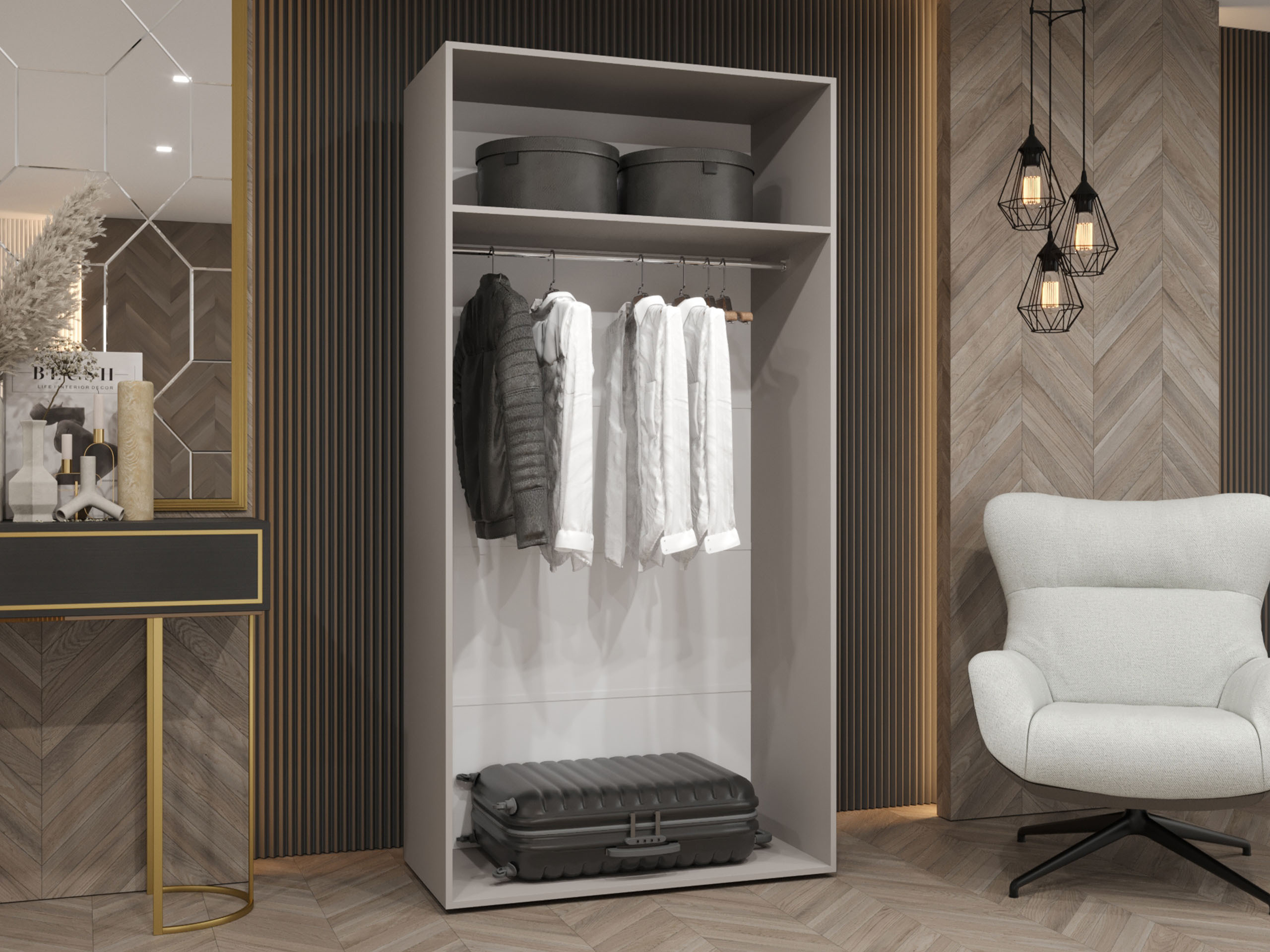 Gardróbszekrény Hartford 584 (Kasmír)