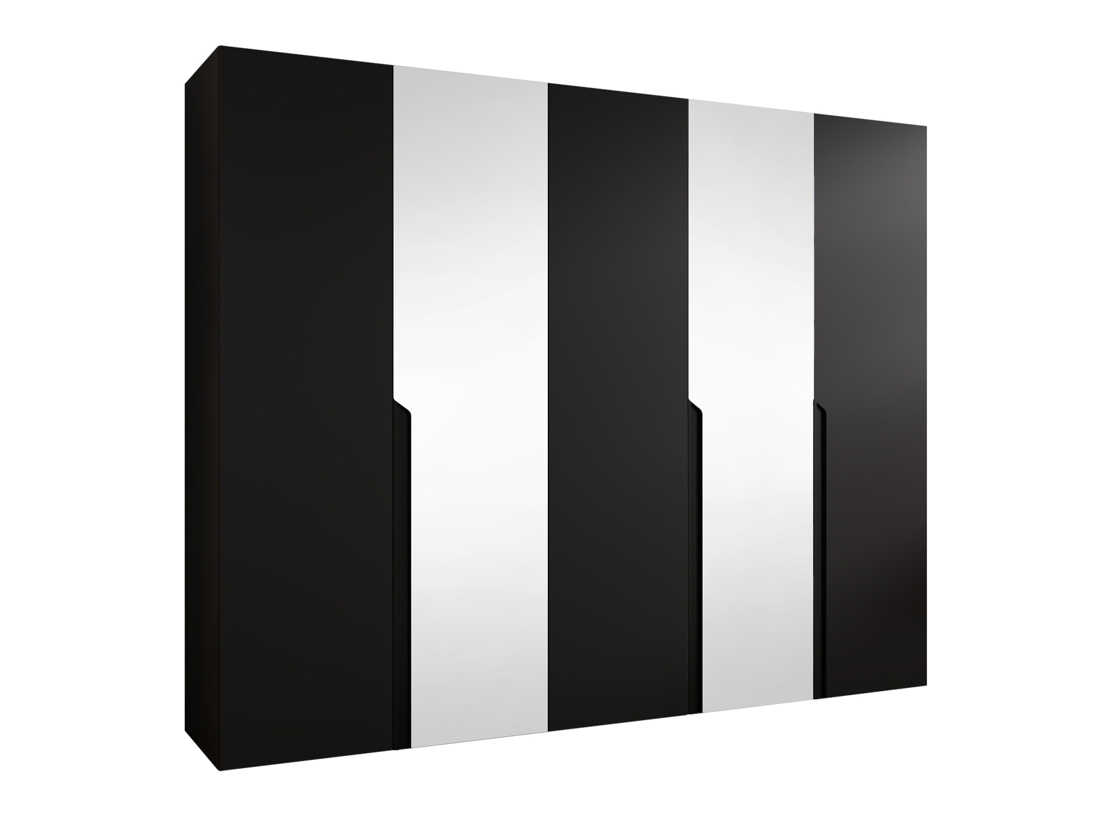 Gardróbszekrény Hartford 587 (Fekete)