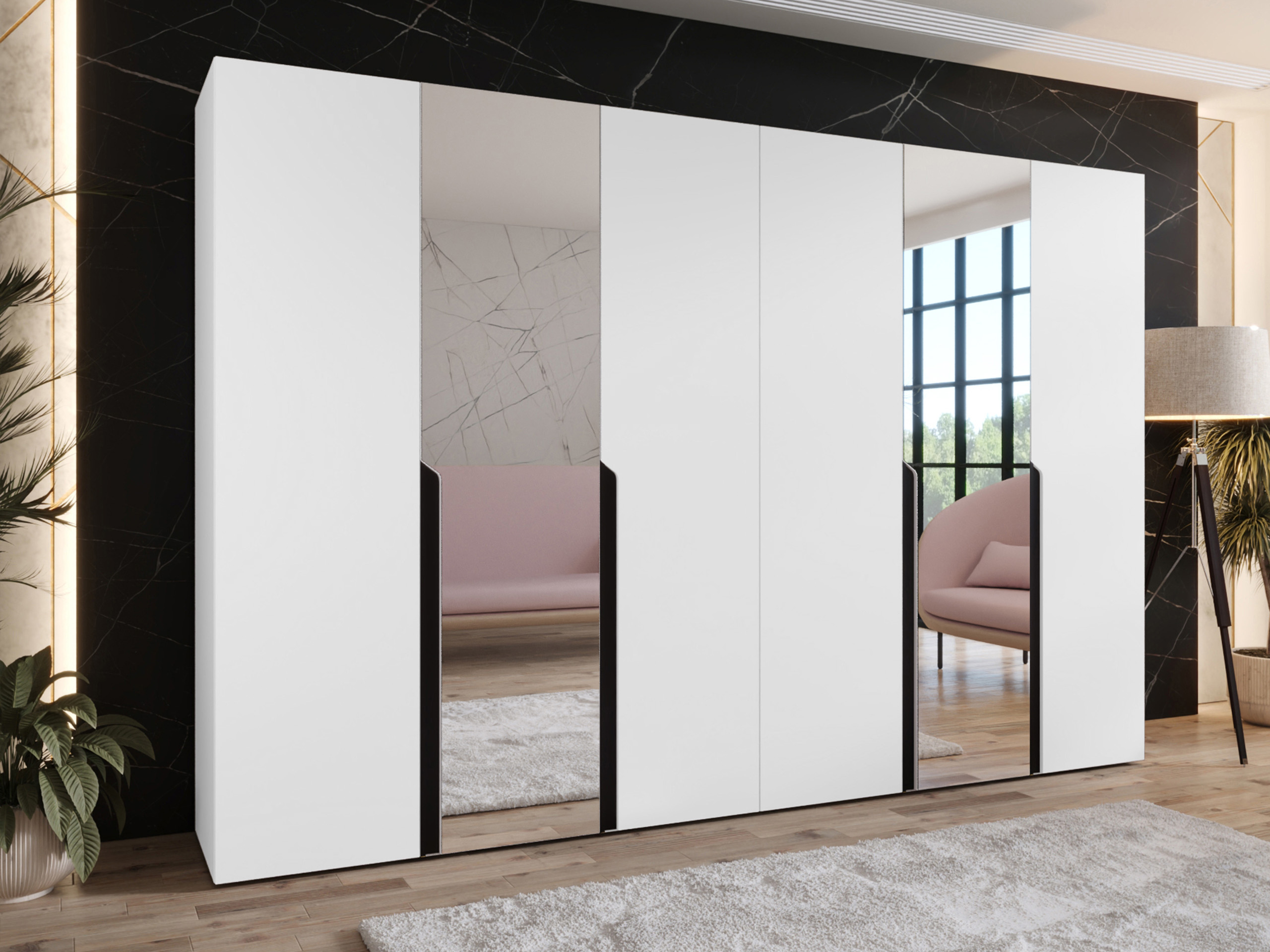 Gardróbszekrény Hartford 588 (Fehér)