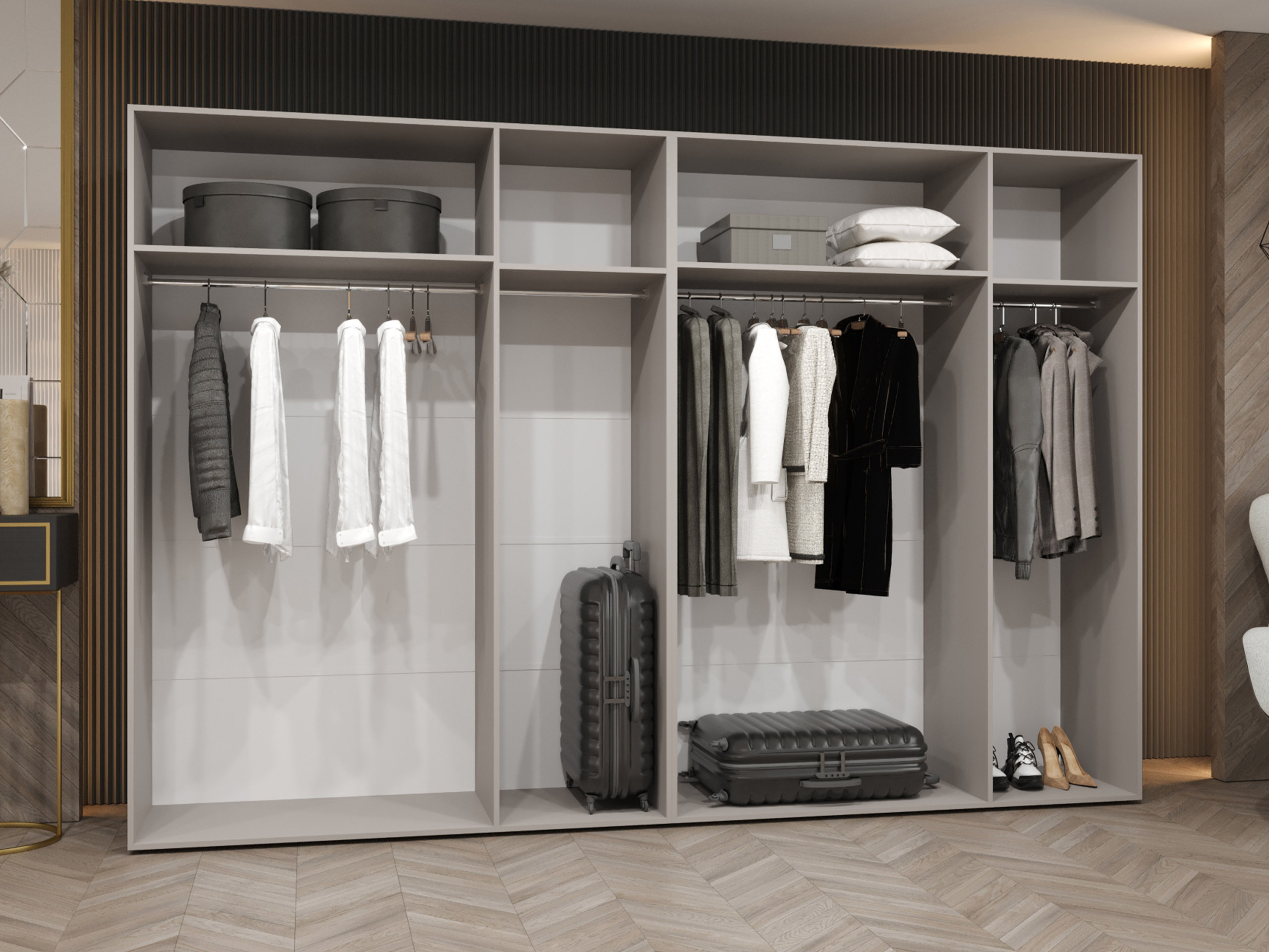 Gardróbszekrény Hartford 588 (Fehér)