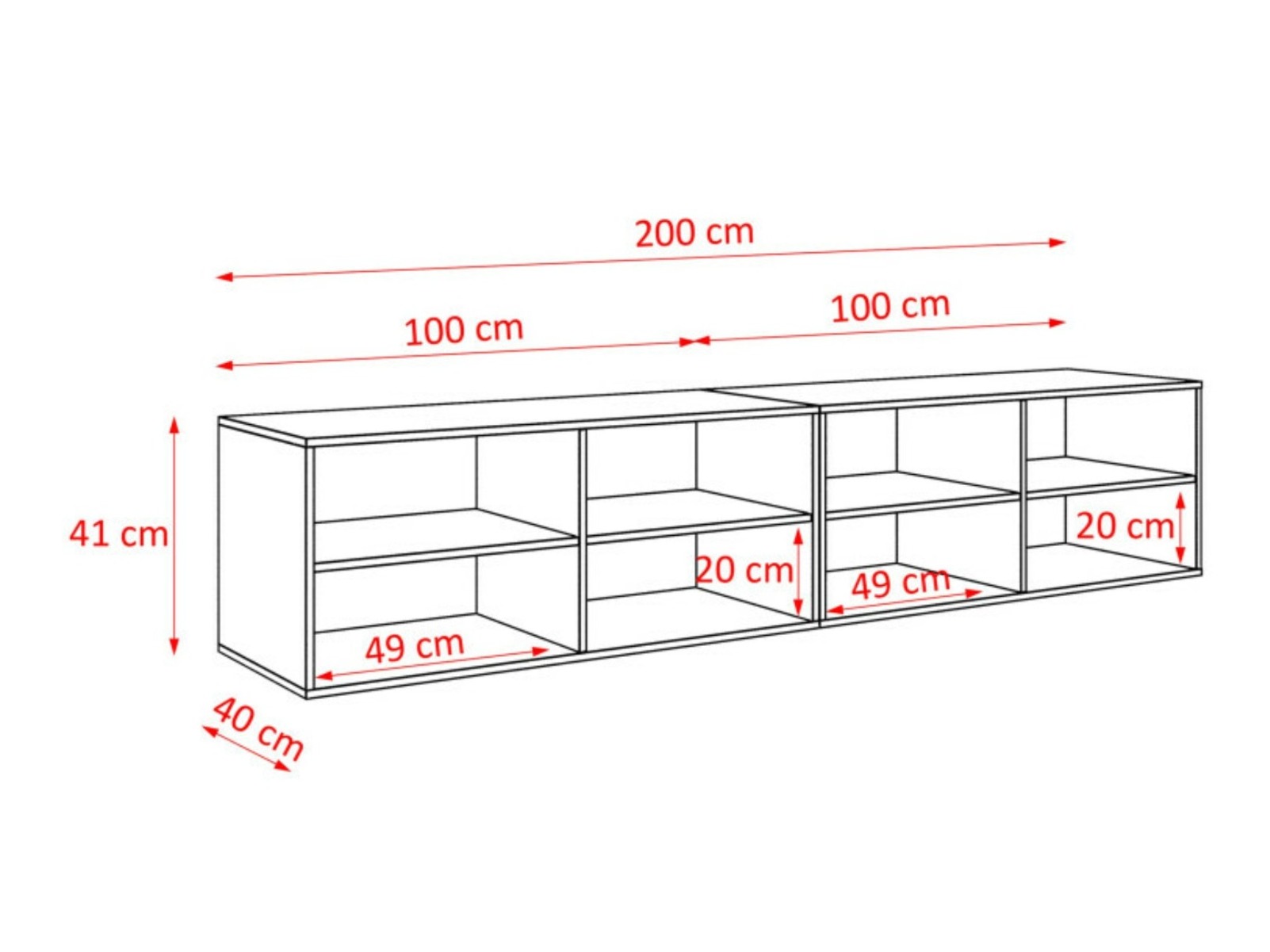 TV-állvány Arecibo 110