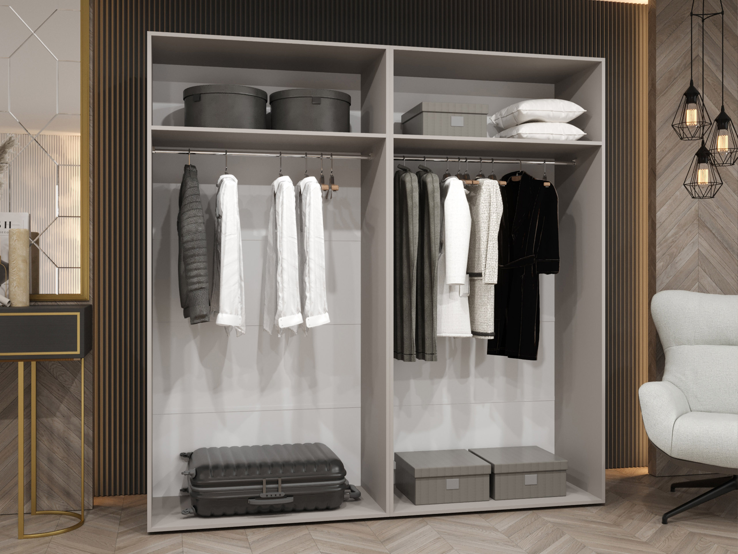 Gardróbszekrény Hartford 591 (Kasmír)