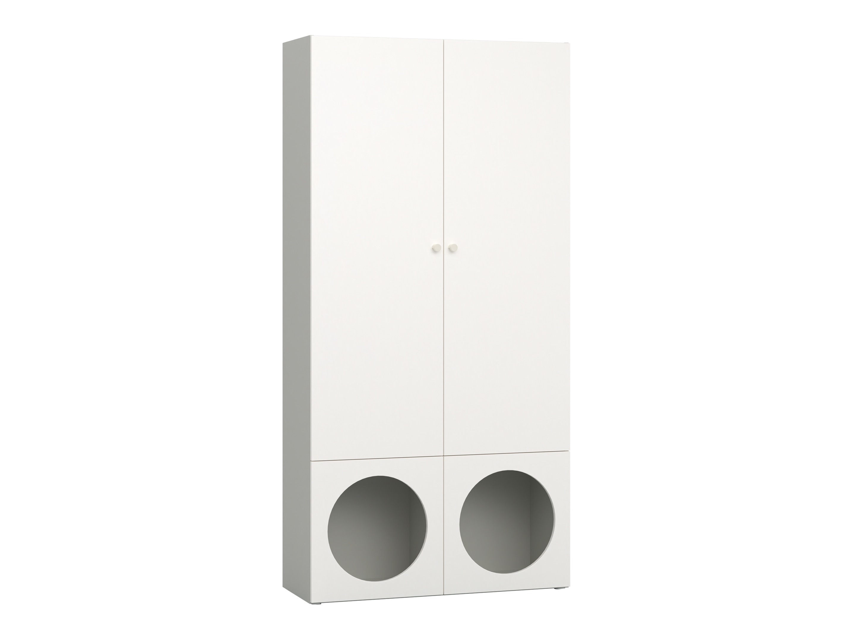 Könyvespolc Tornolo 106 (Szürke + Fehér)