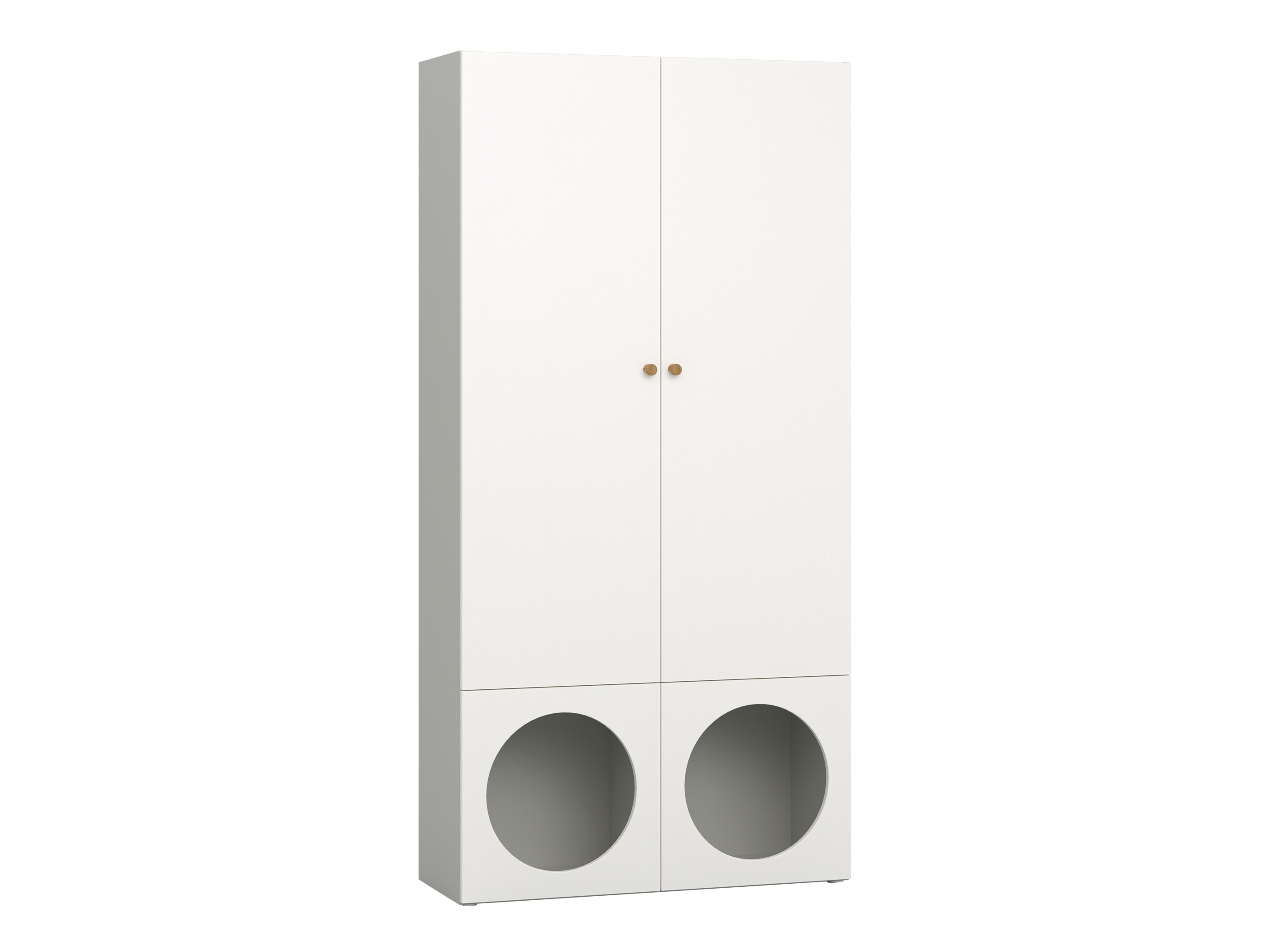 Könyvespolc Tornolo 106 (Szürke + Fehér)