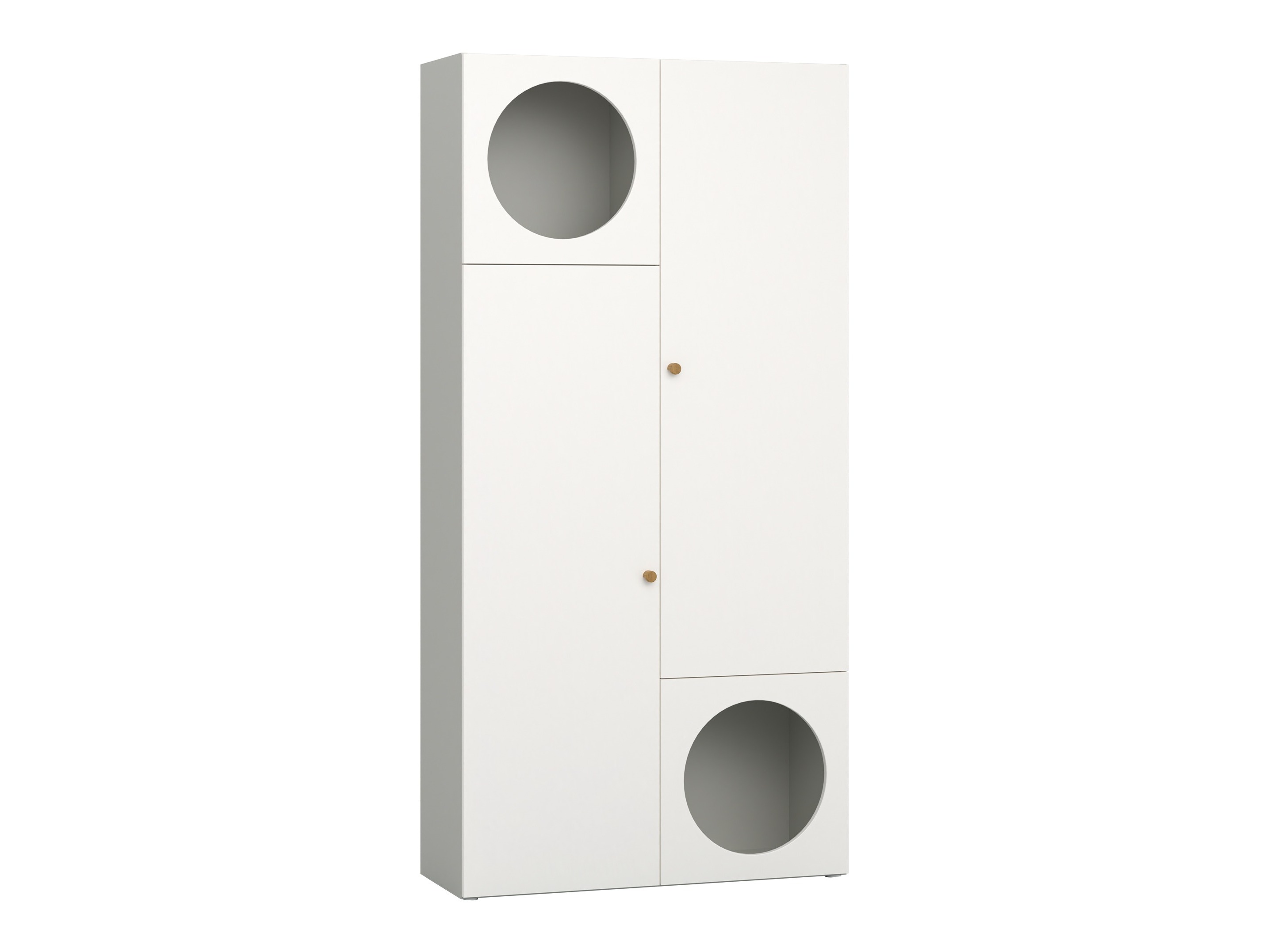 Könyvespolc Tornolo 107 (Szürke + Fehér)