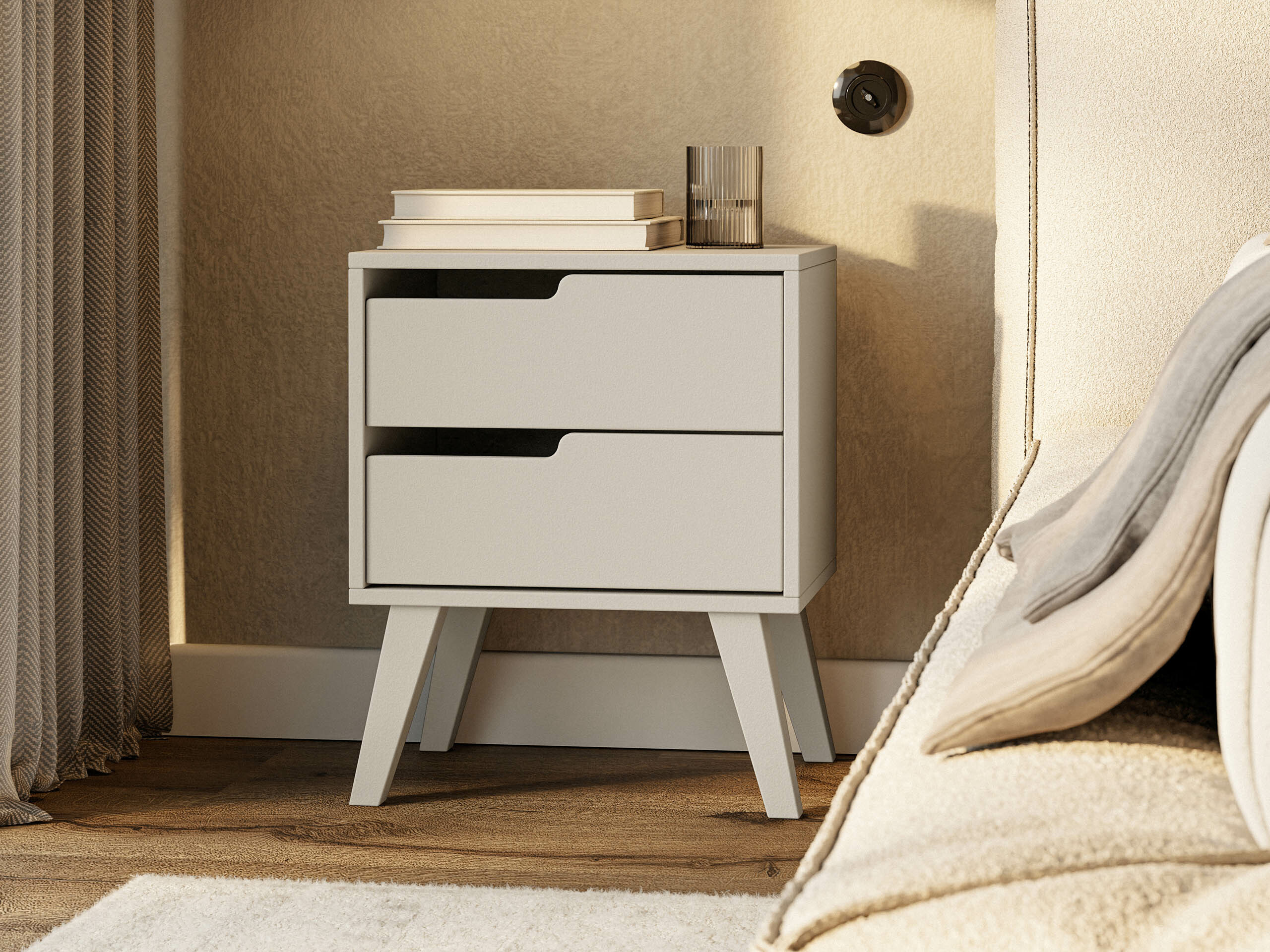 Éjjeliszekrény Elbtive 104 (Kasmír)