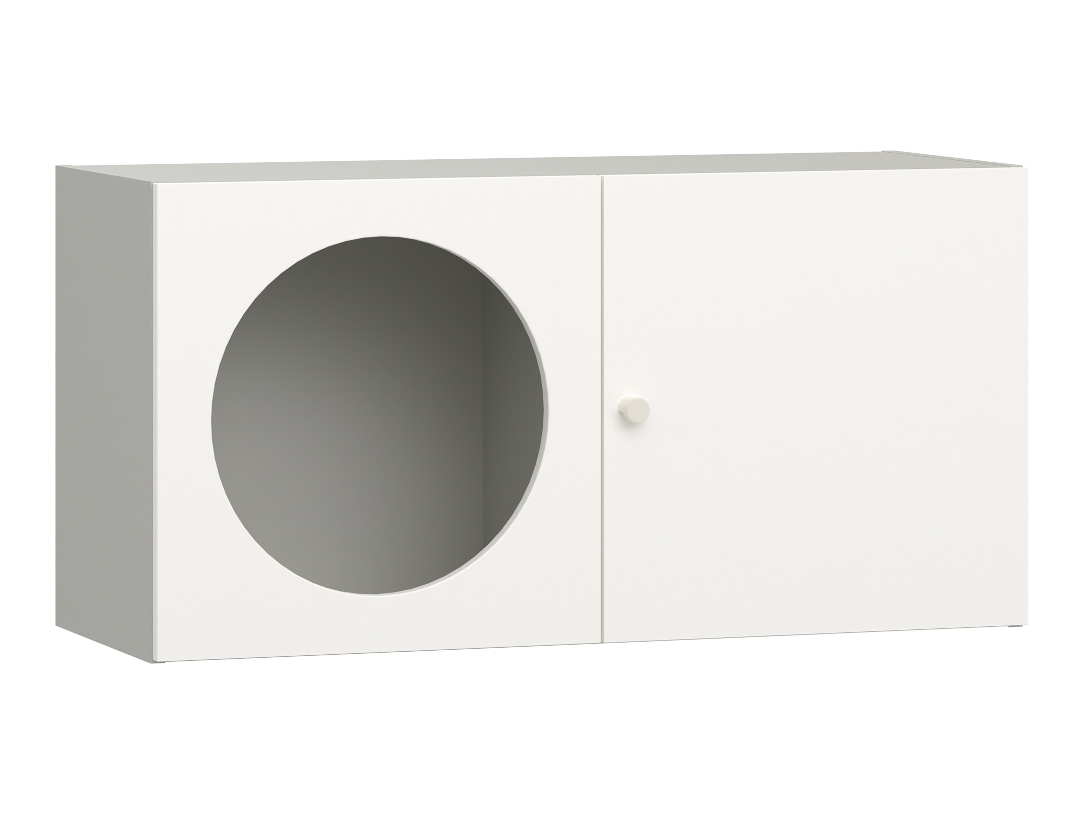 Fali szekrény Tornolo 108 (Szürke + Fehér)