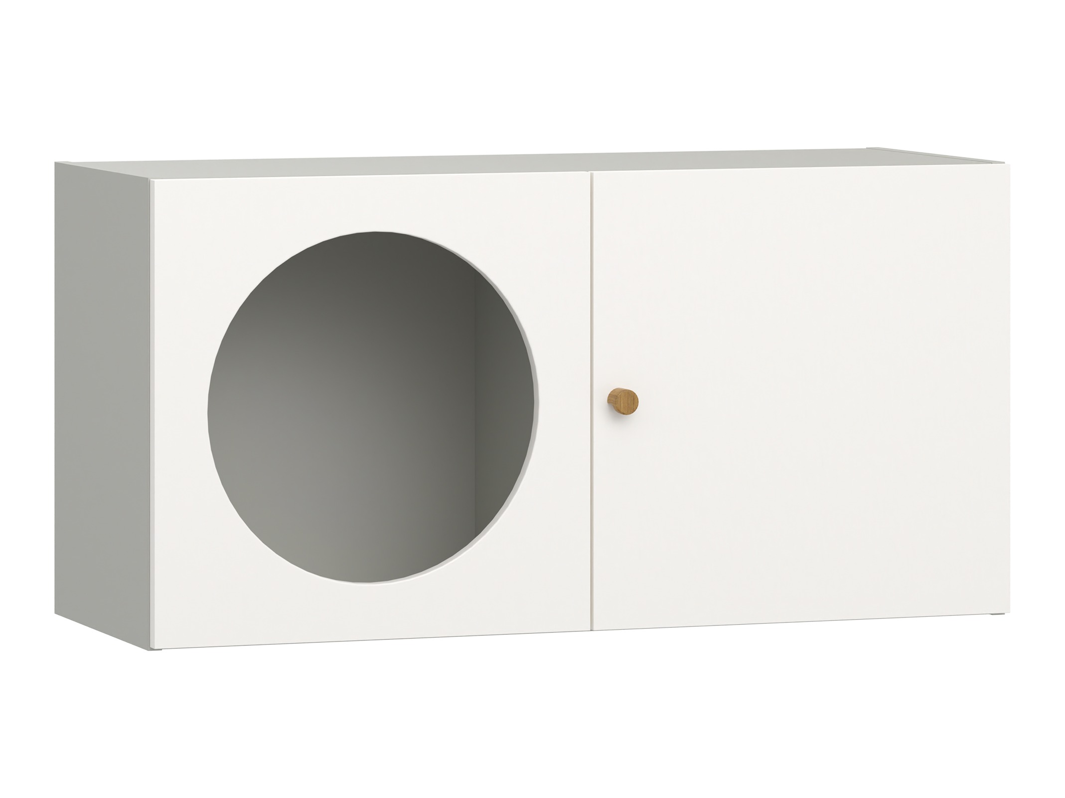 Fali szekrény Tornolo 108 (Szürke + Fehér)