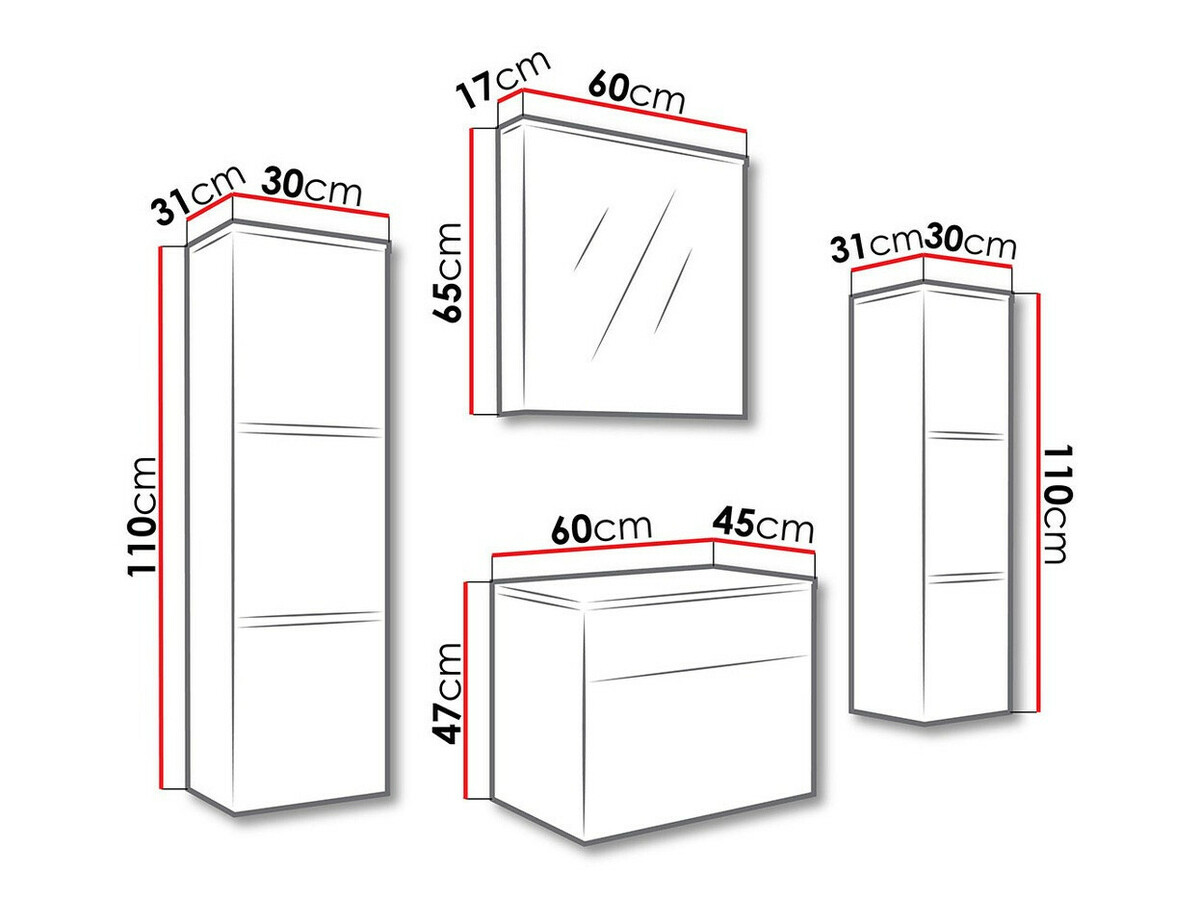 Fürdőszobai garnitúra SH11304
