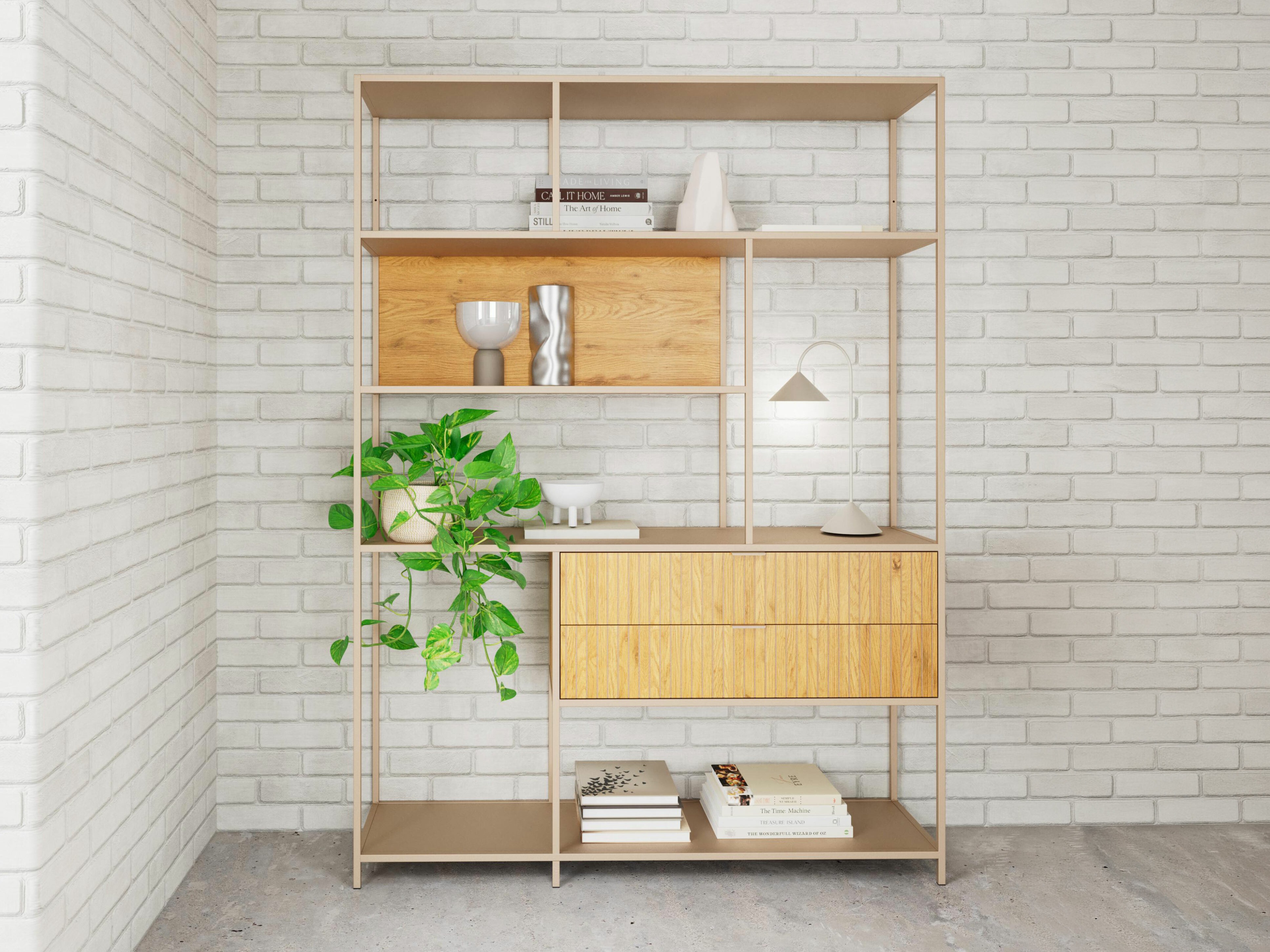 Könyvespolc Oakland 100