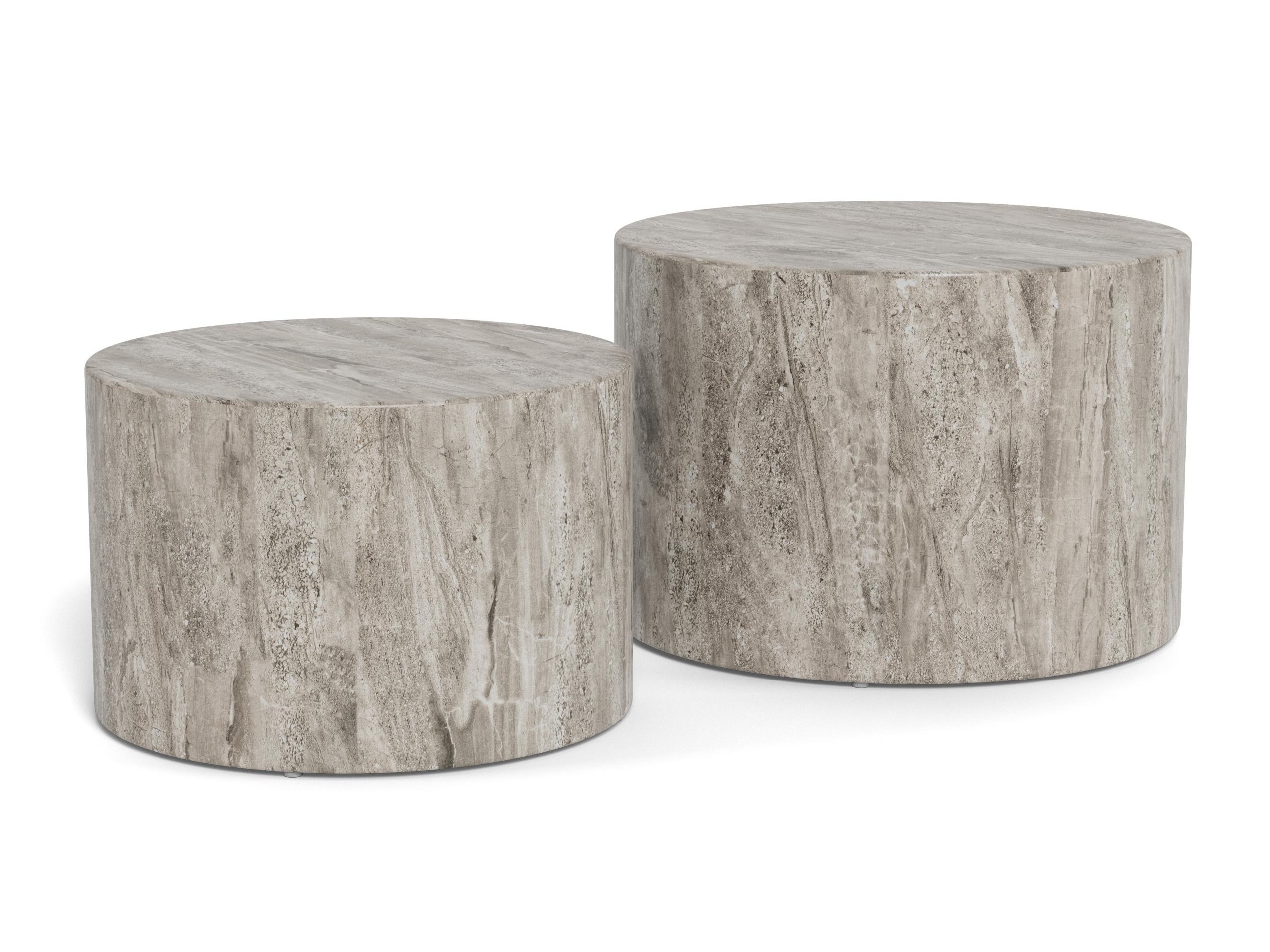 Dohányzóasztal szett Norsica 800 (Szürke)