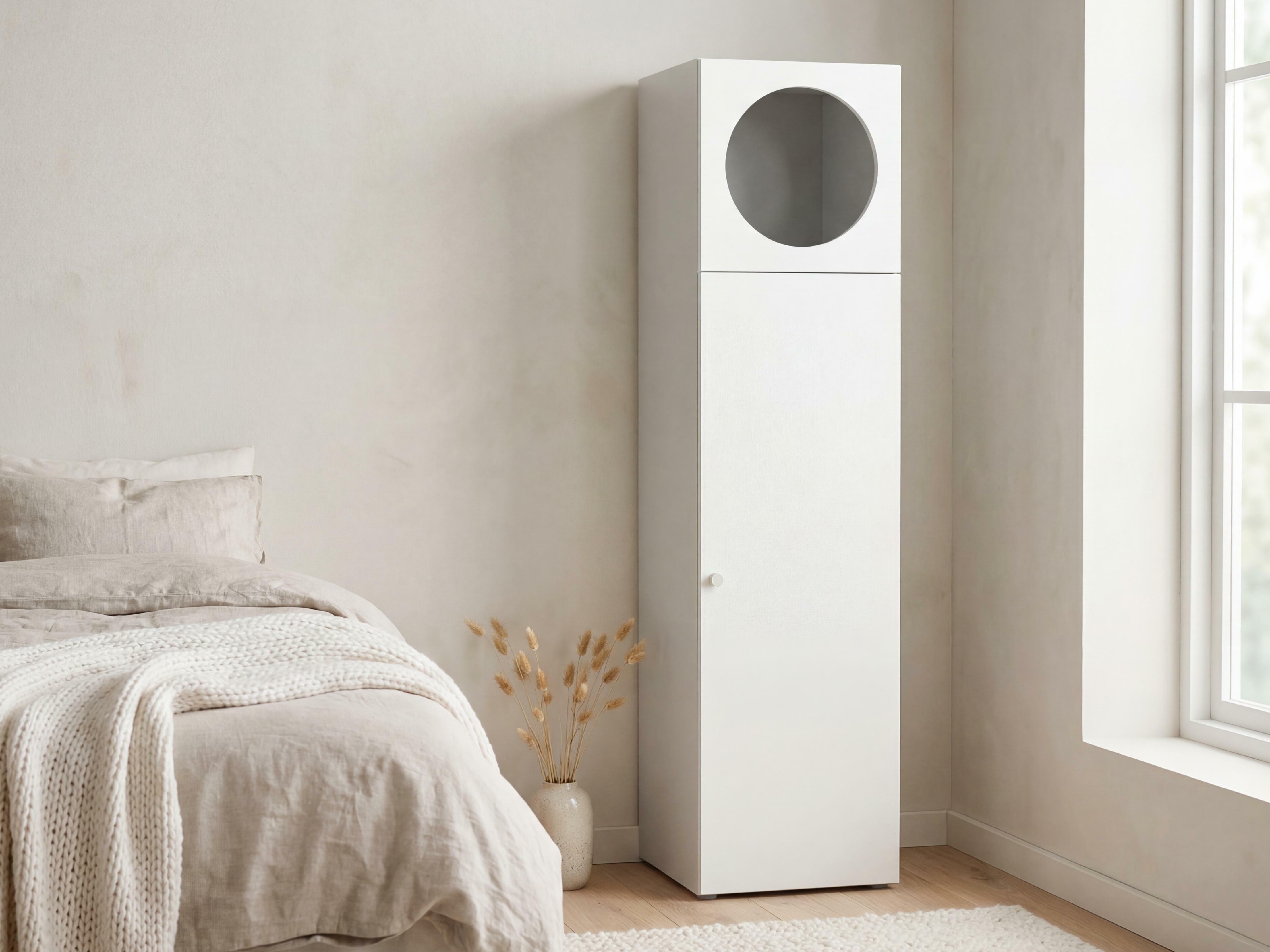 Könyvespolc Tornolo 114 (Szürke + Fehér)