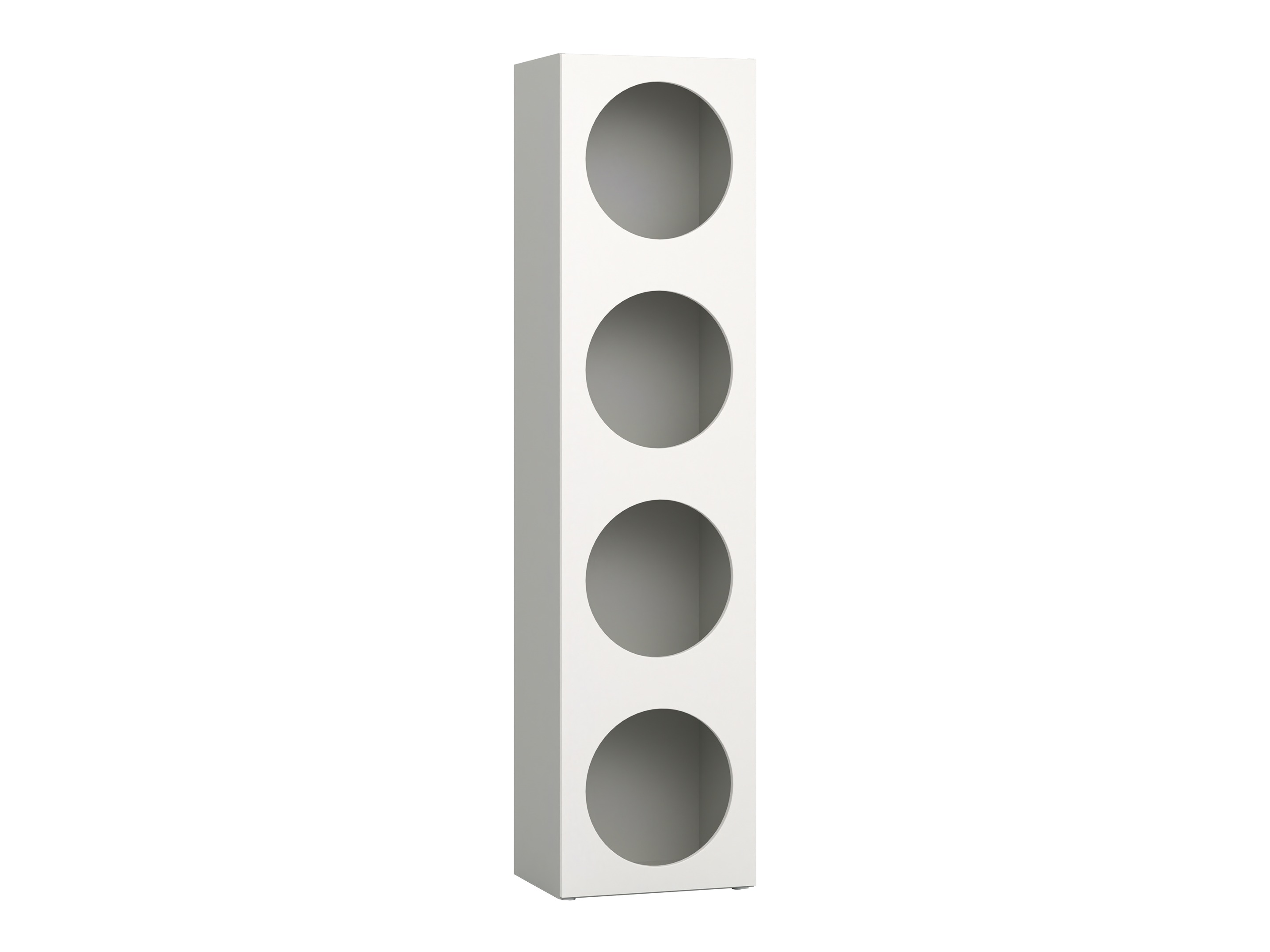 Könyvespolc Tornolo 116 (Szürke + Fehér)