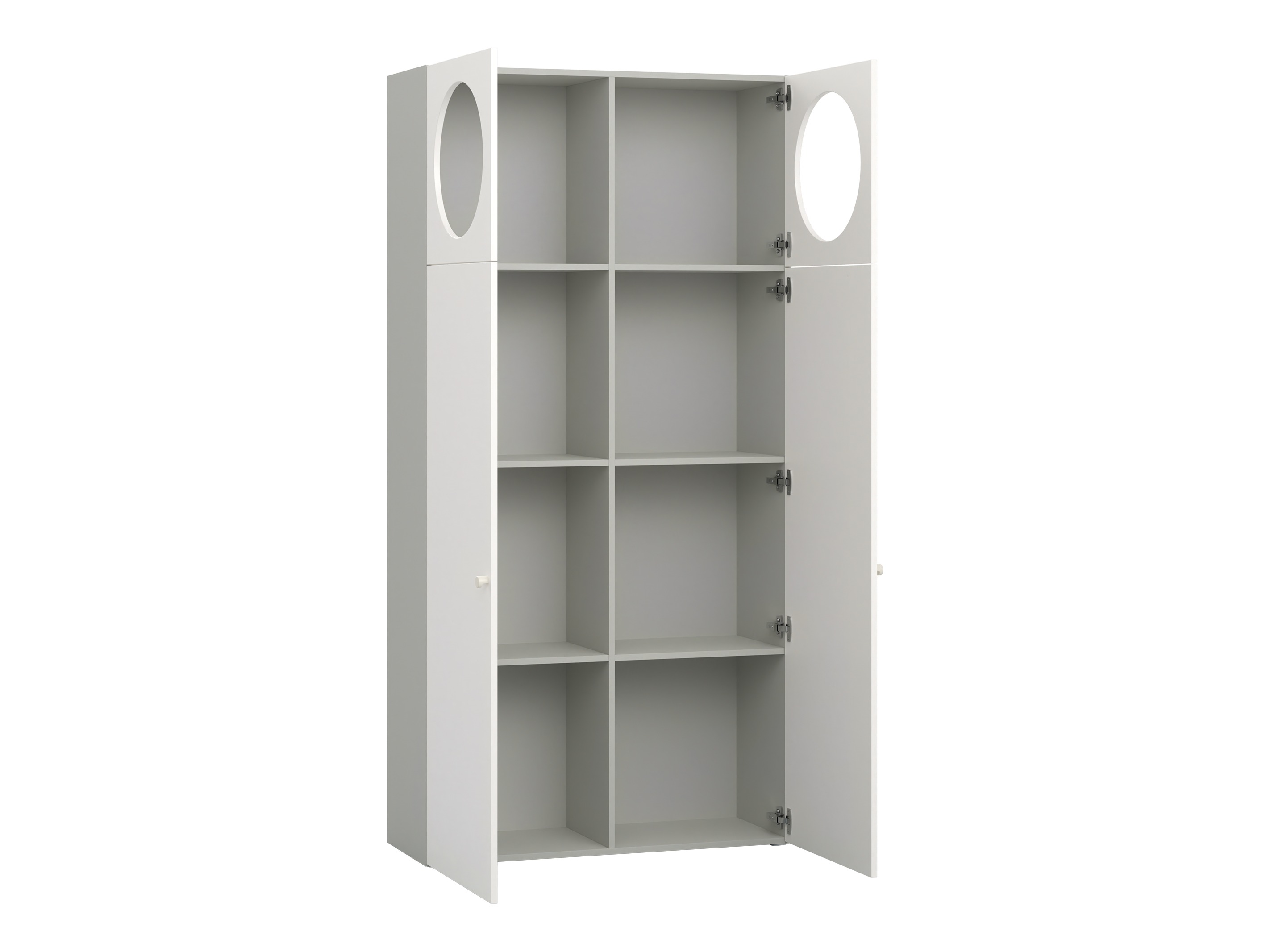 Könyvespolc Tornolo 119 (Szürke + Fehér)