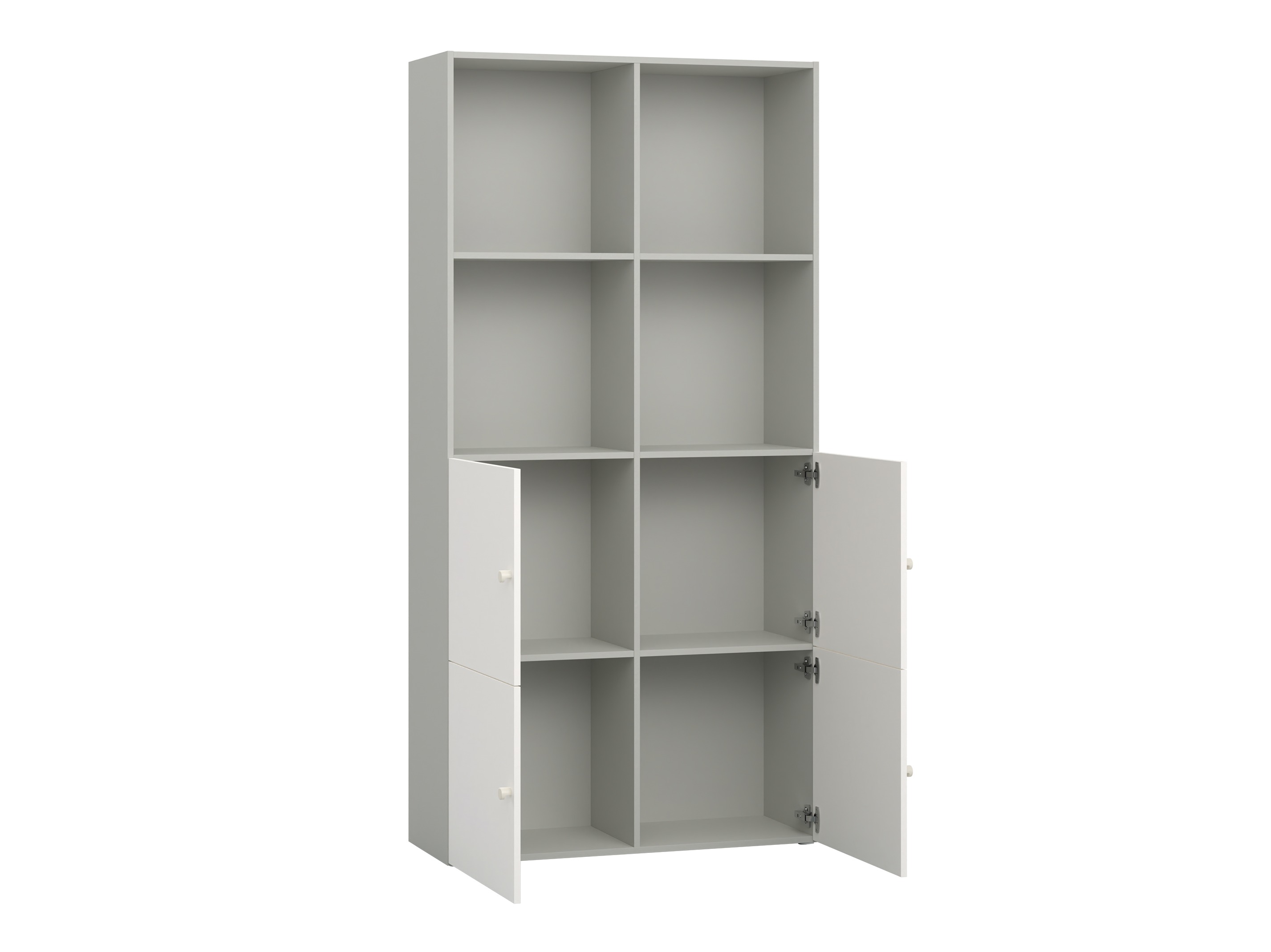 Könyvespolc Tornolo 120 (Szürke + Fehér)