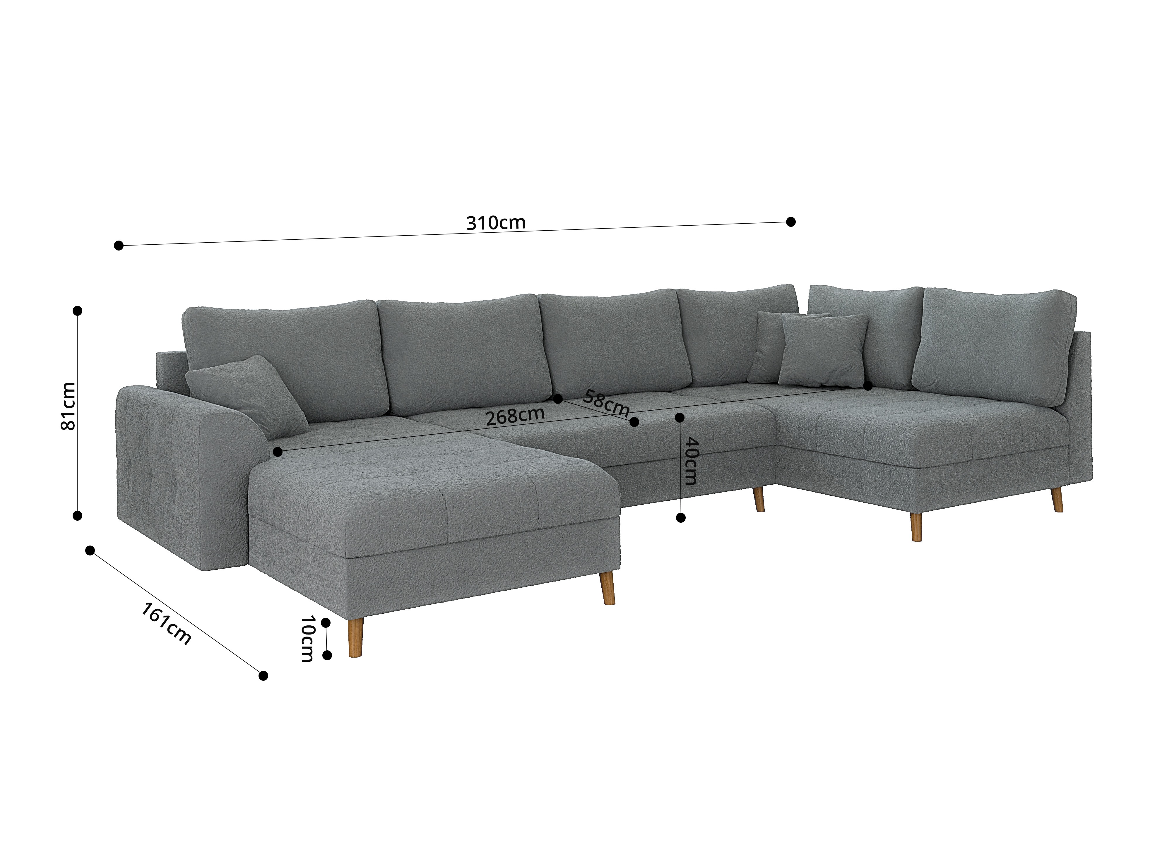 Sarokkanapé SH11327