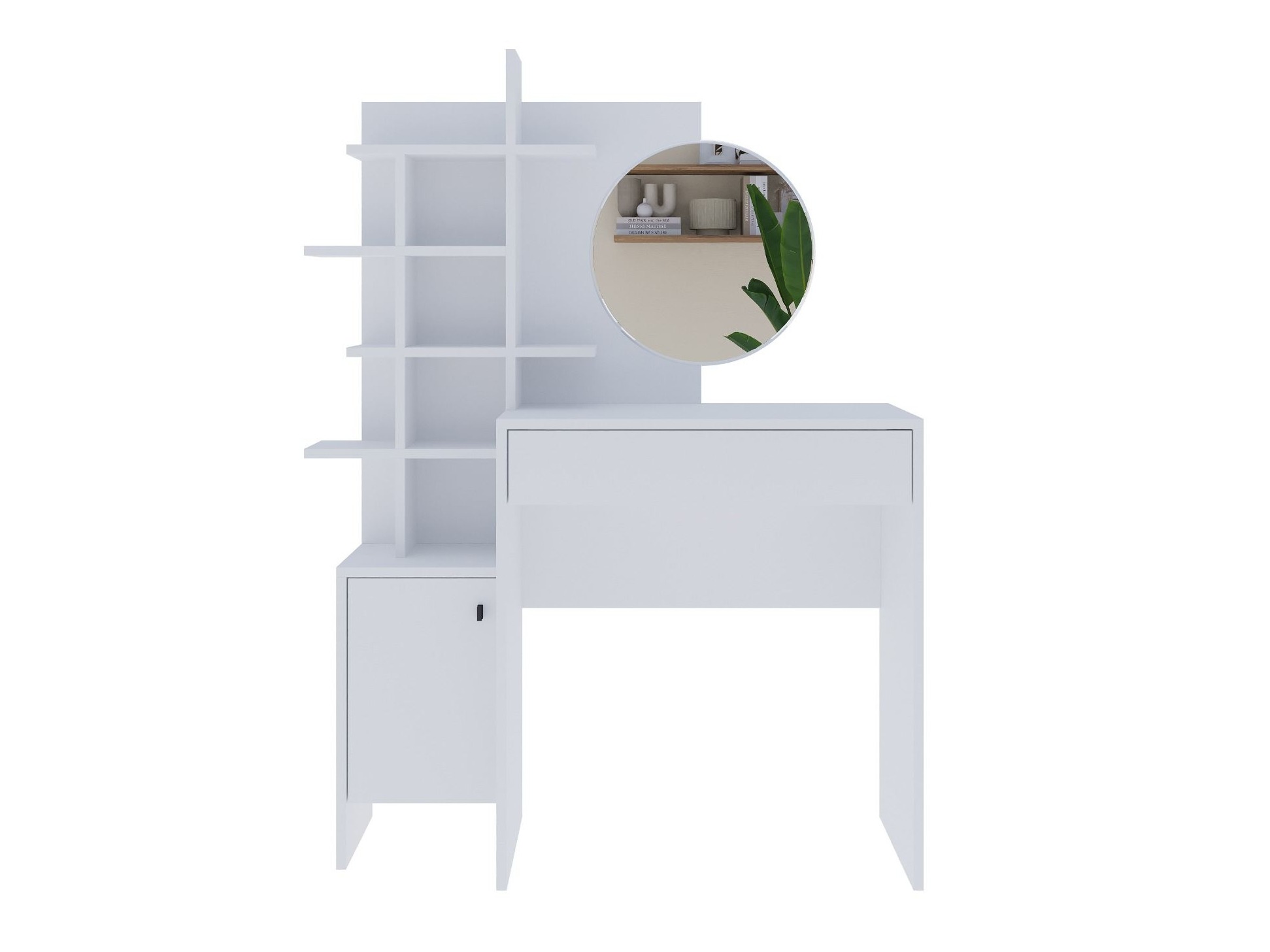 Fésülködő asztal Kailua 220 (Fehér)