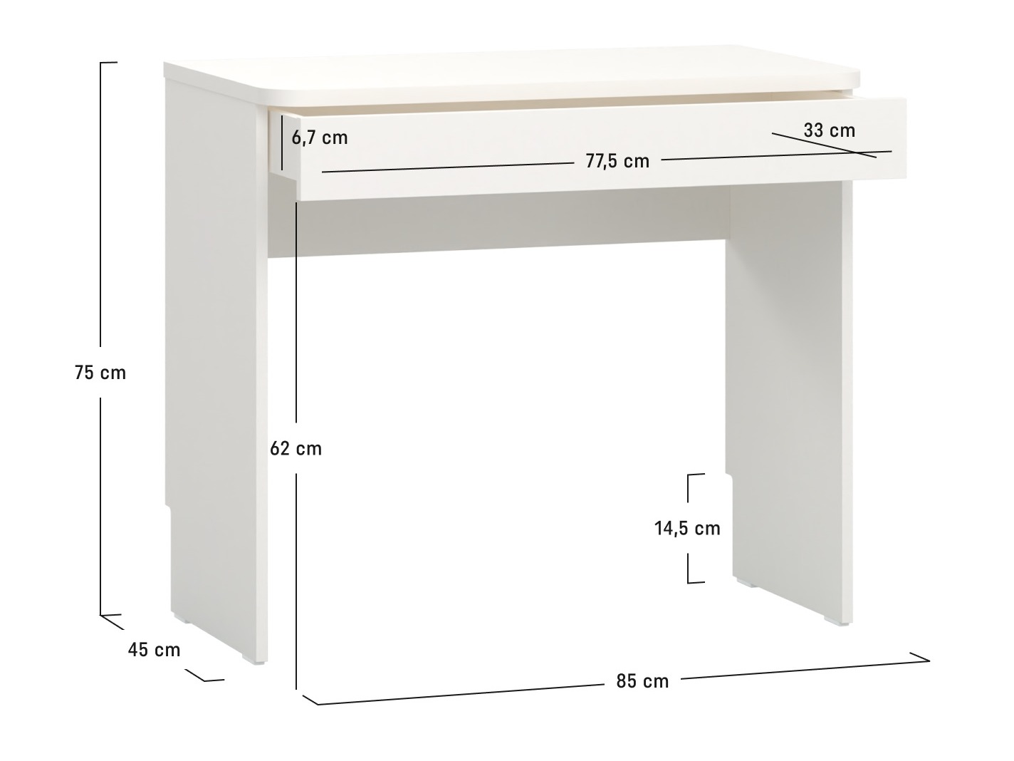 Fésülködő asztal Tornolo 129