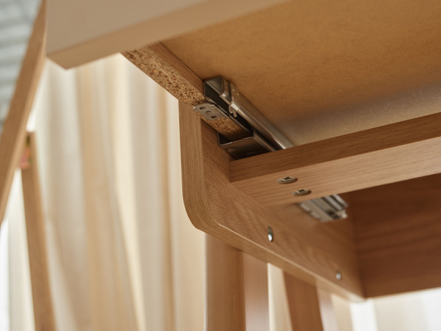 Fésülködő asztal Velrome 100 (Tölgy + Grafit)