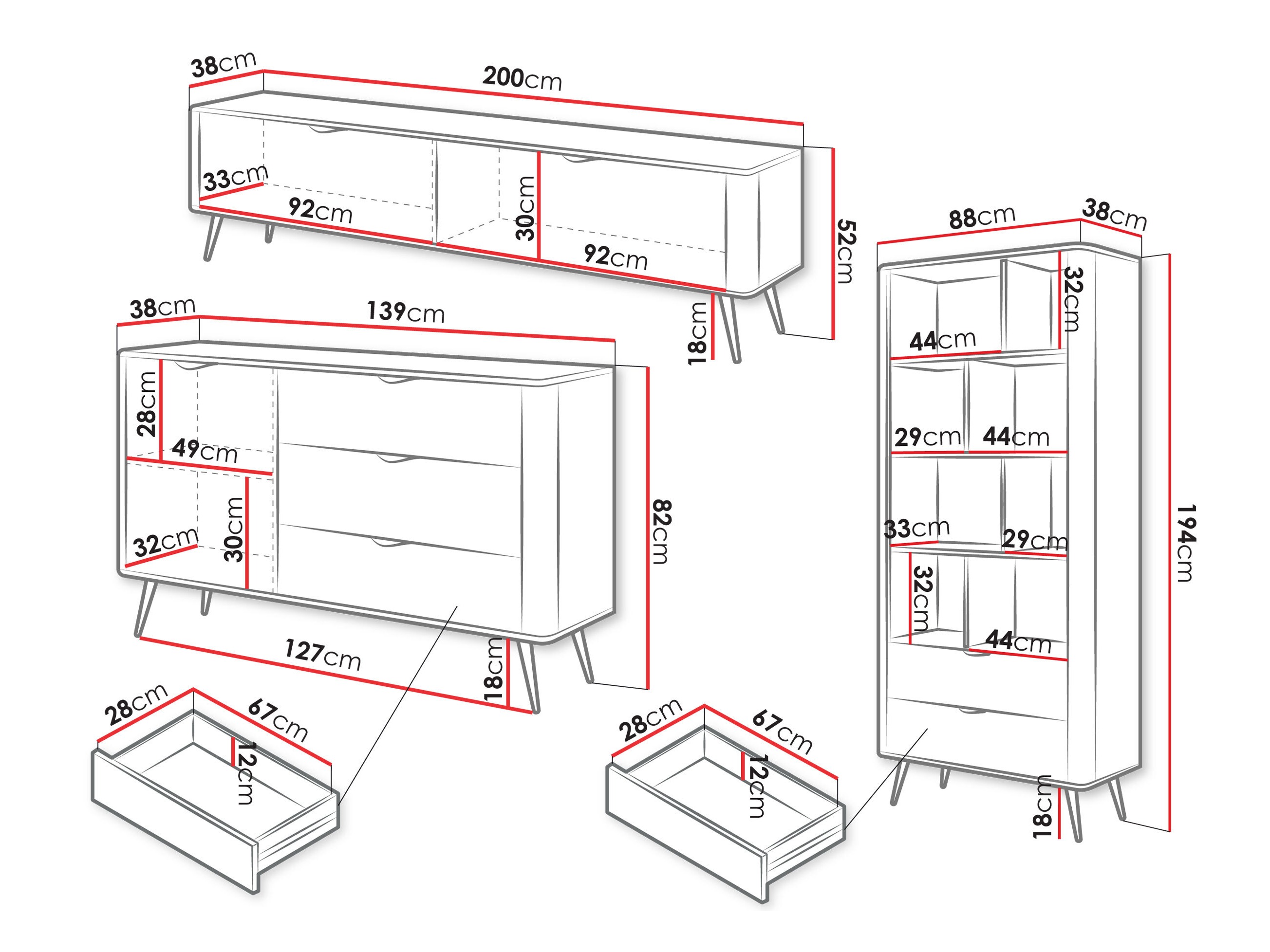 Nappali szett Ioca I (Bézs)