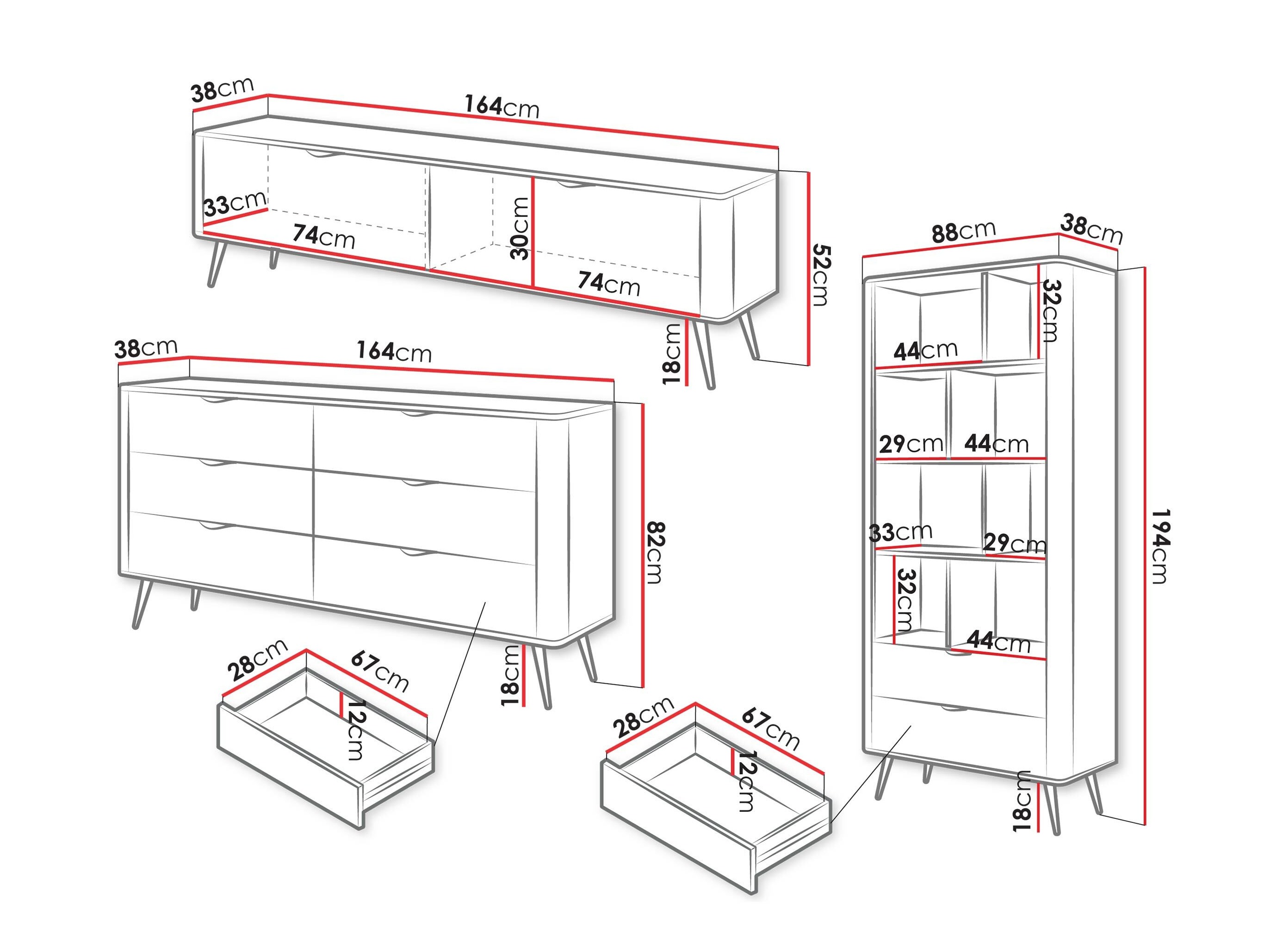 Nappali szett Lectum II (Bézs)