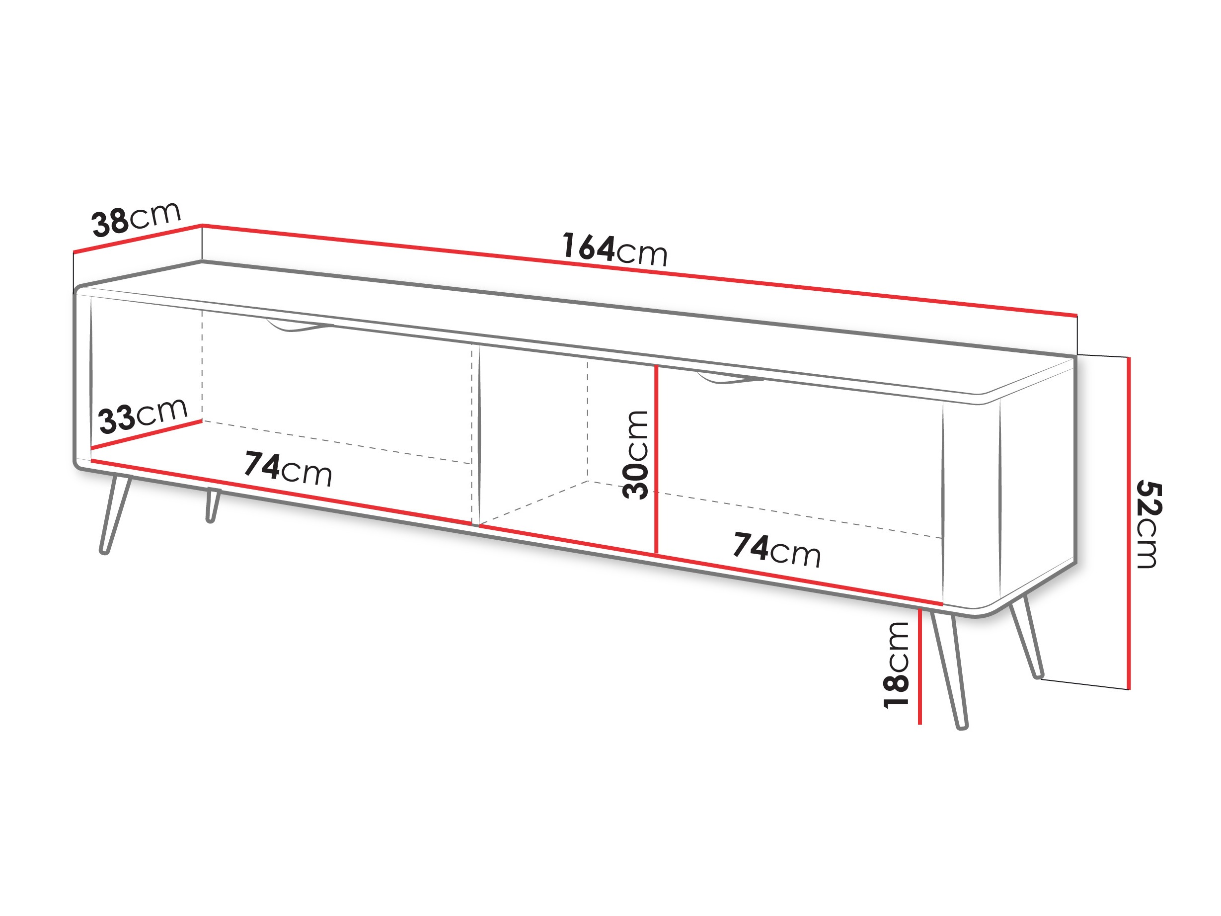 TV-állvány Lectum (Bézs)