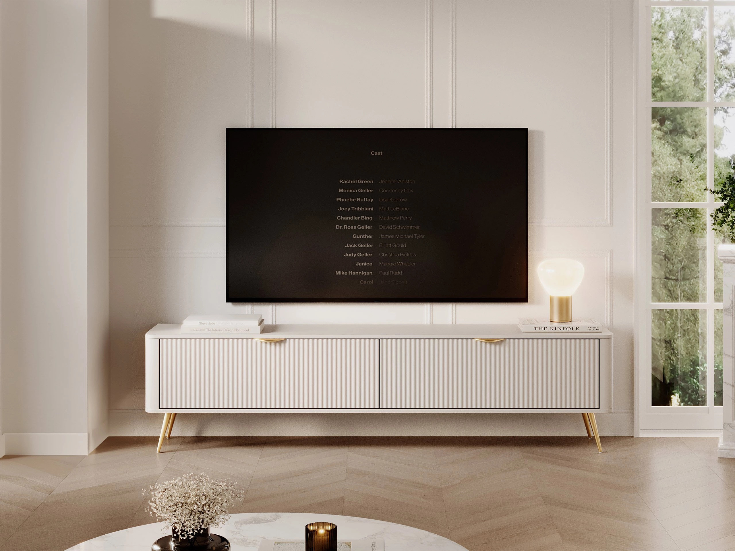 TV-állvány Lectum I (Bézs)