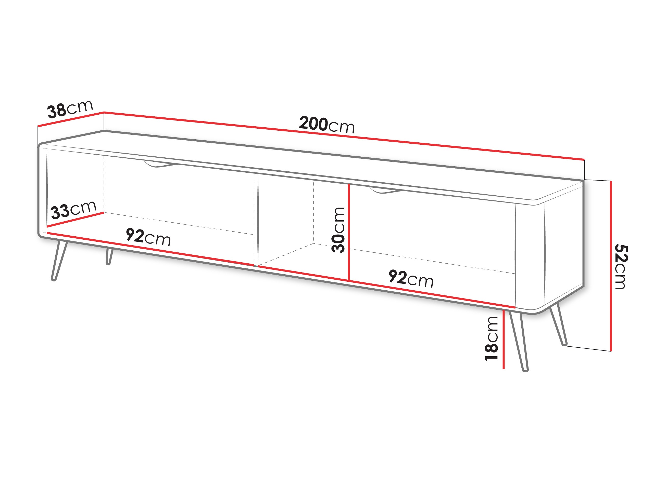 TV-állvány Lectum I (Bézs)
