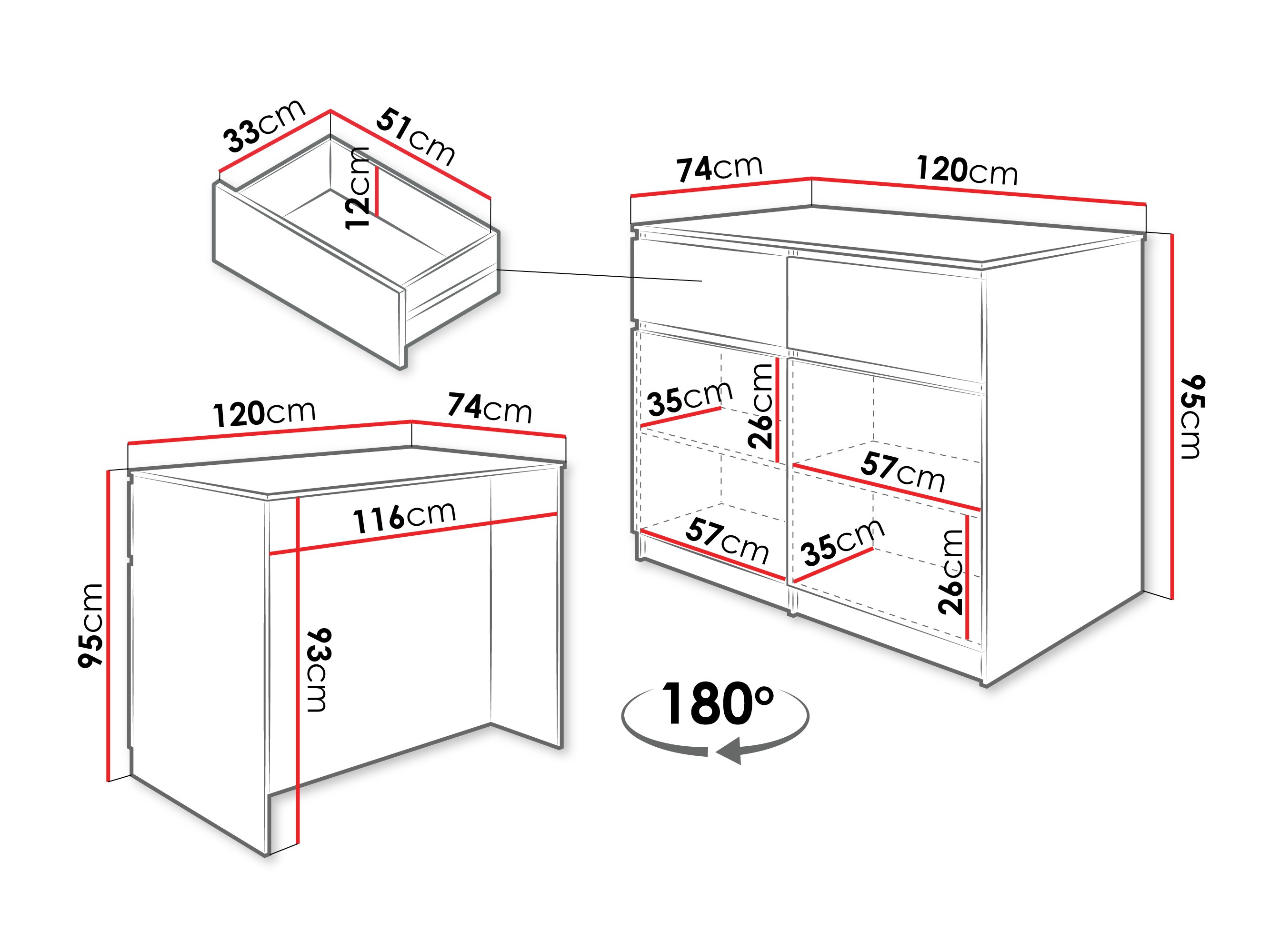 Konyhasziget Comfivo Cantal (Tölgy)