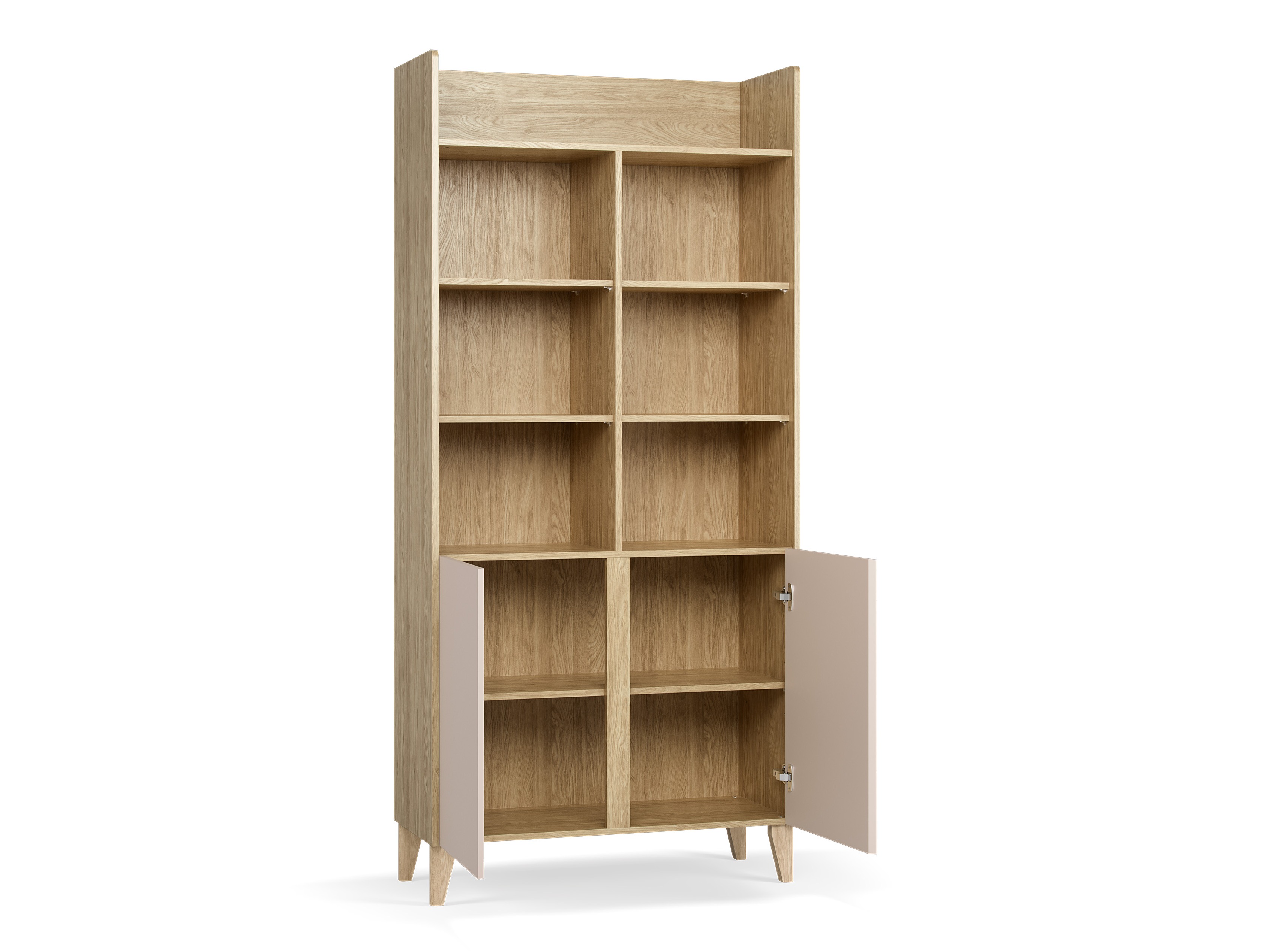 Könyvespolc Velrome 104 (Tölgy + Bézs)