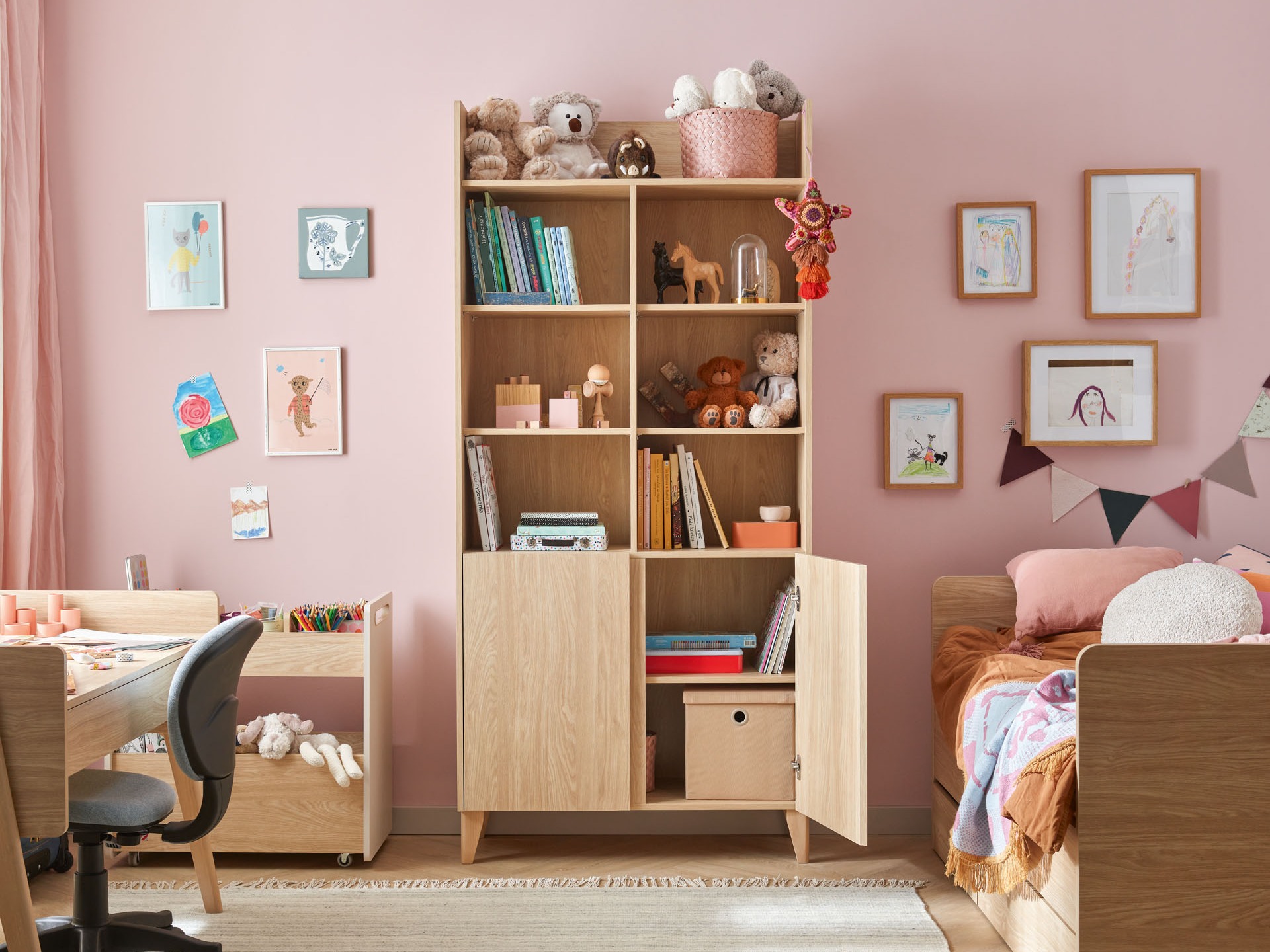 Könyvespolc Velrome 104 (Tölgy)