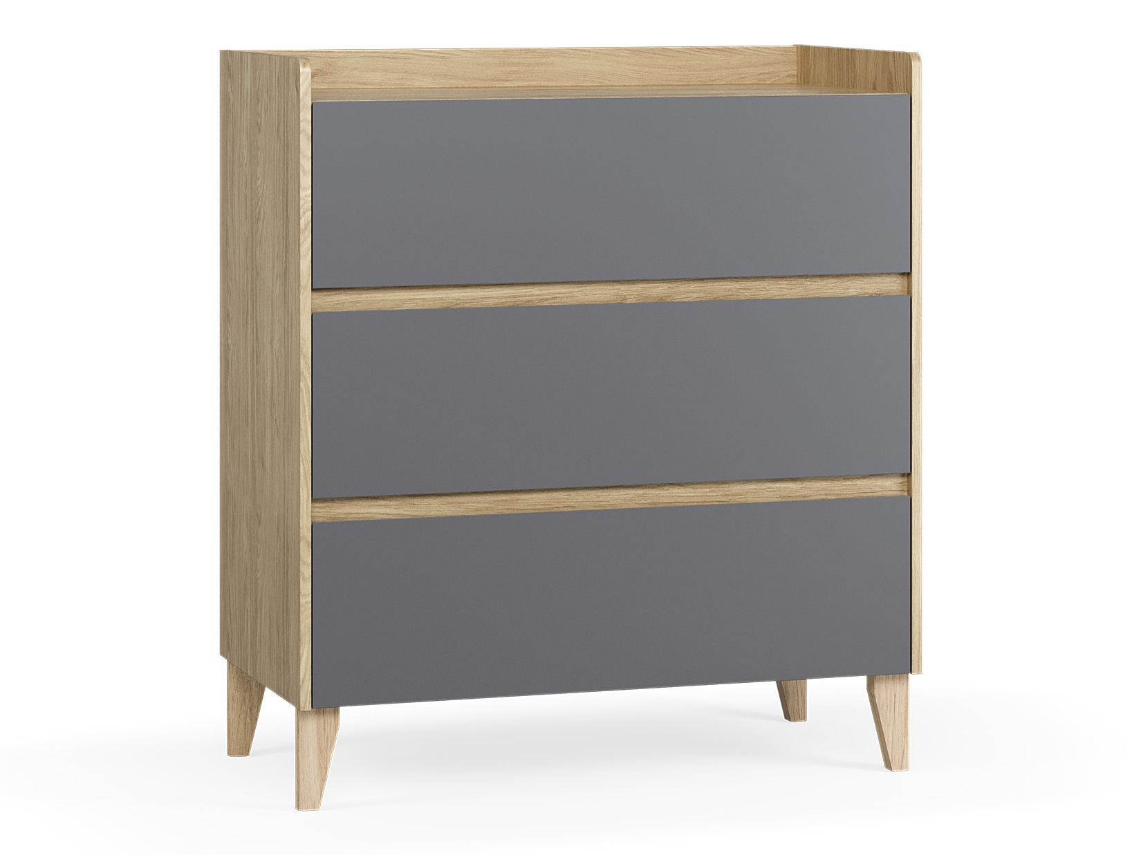 Komód Velrome 105 (Tölgy + Grafit)