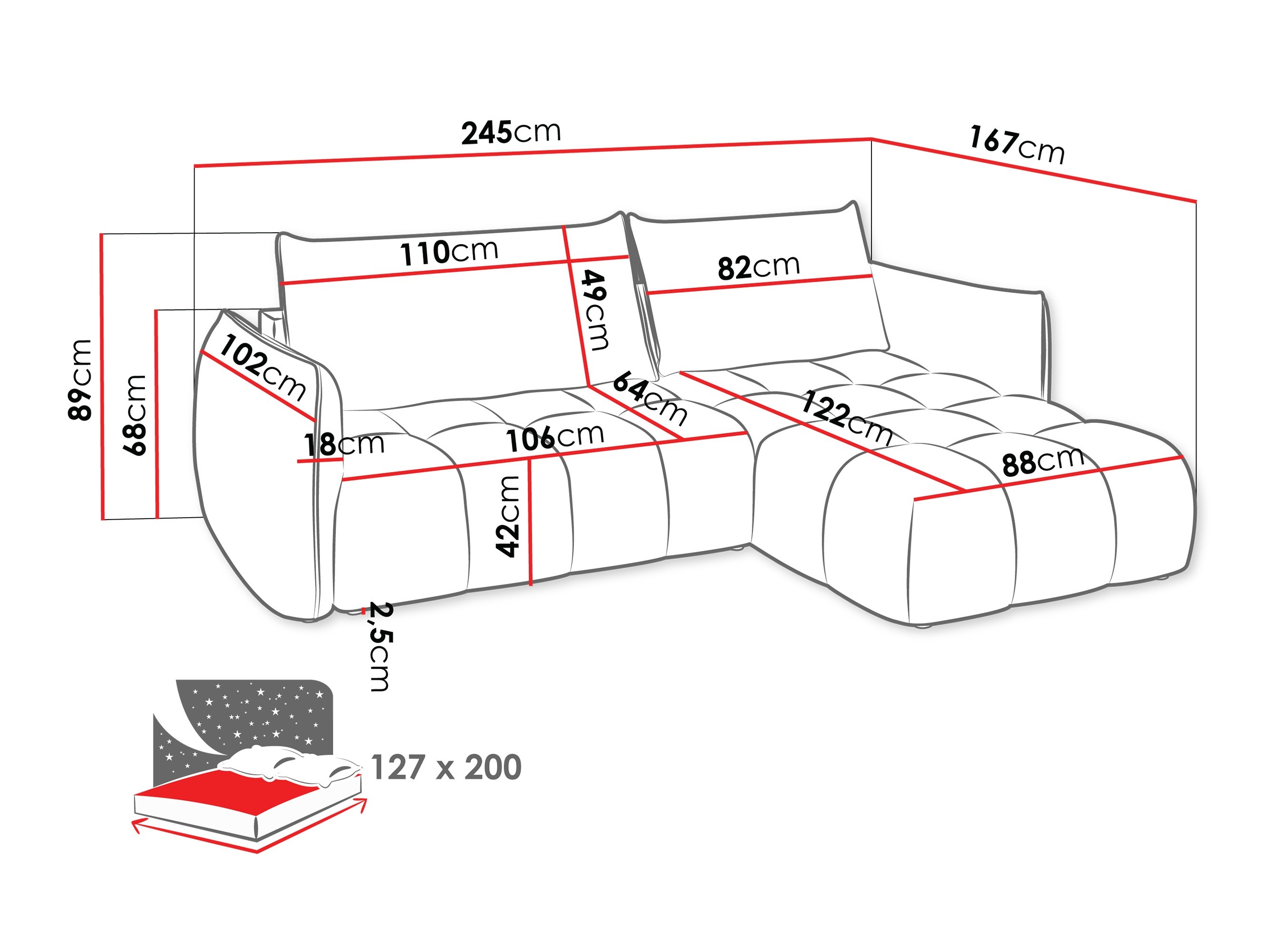 Sarokkanapé Naturis (Lumo 55)