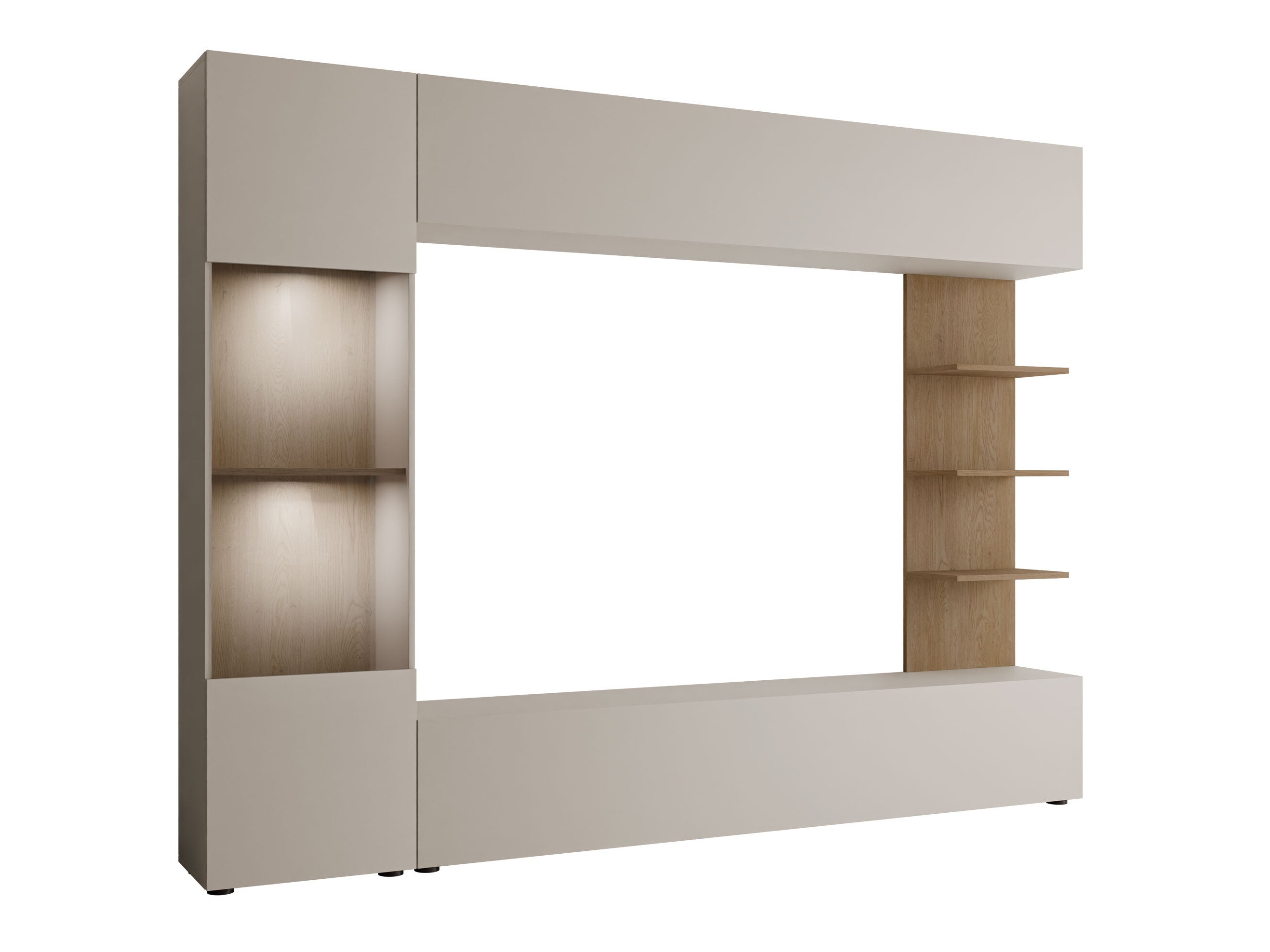 Nappali szett Comfivo Animus (Kasmír + Tölgy)