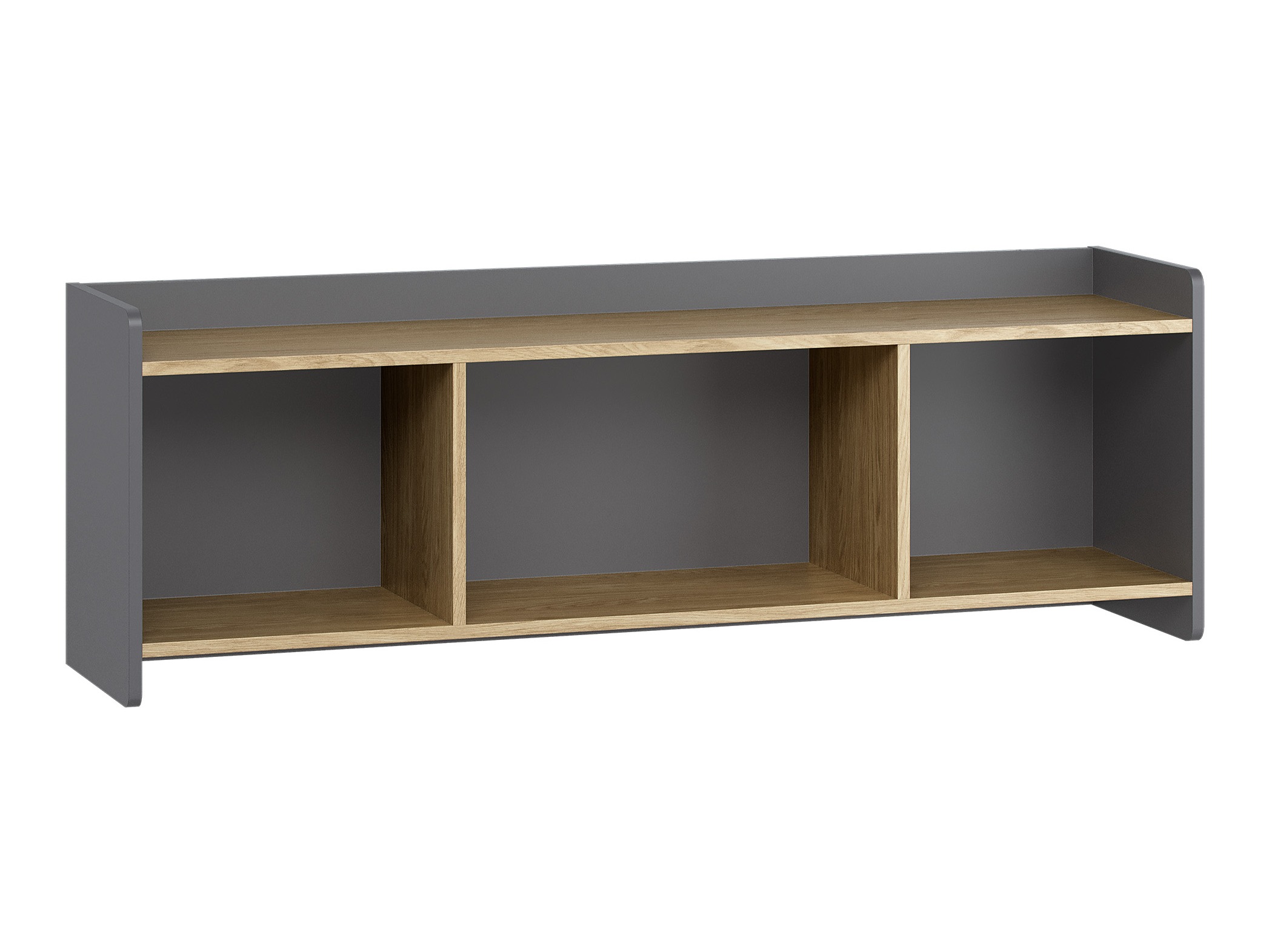 Fali polc Velrome 107 (Tölgy + Grafit)