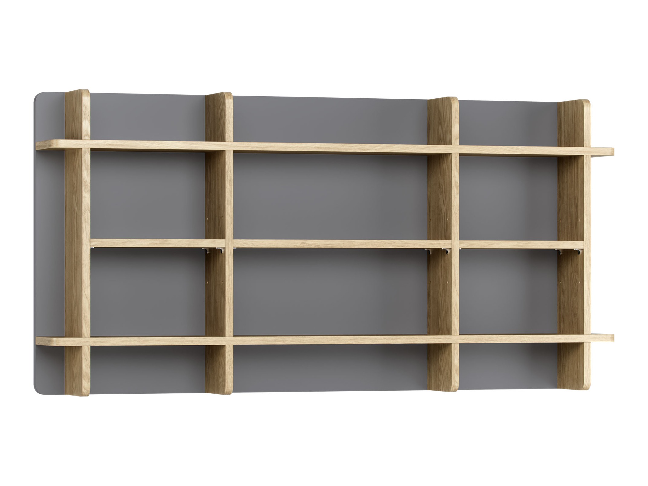 Fali polc Velrome 108 (Tölgy + Grafit)