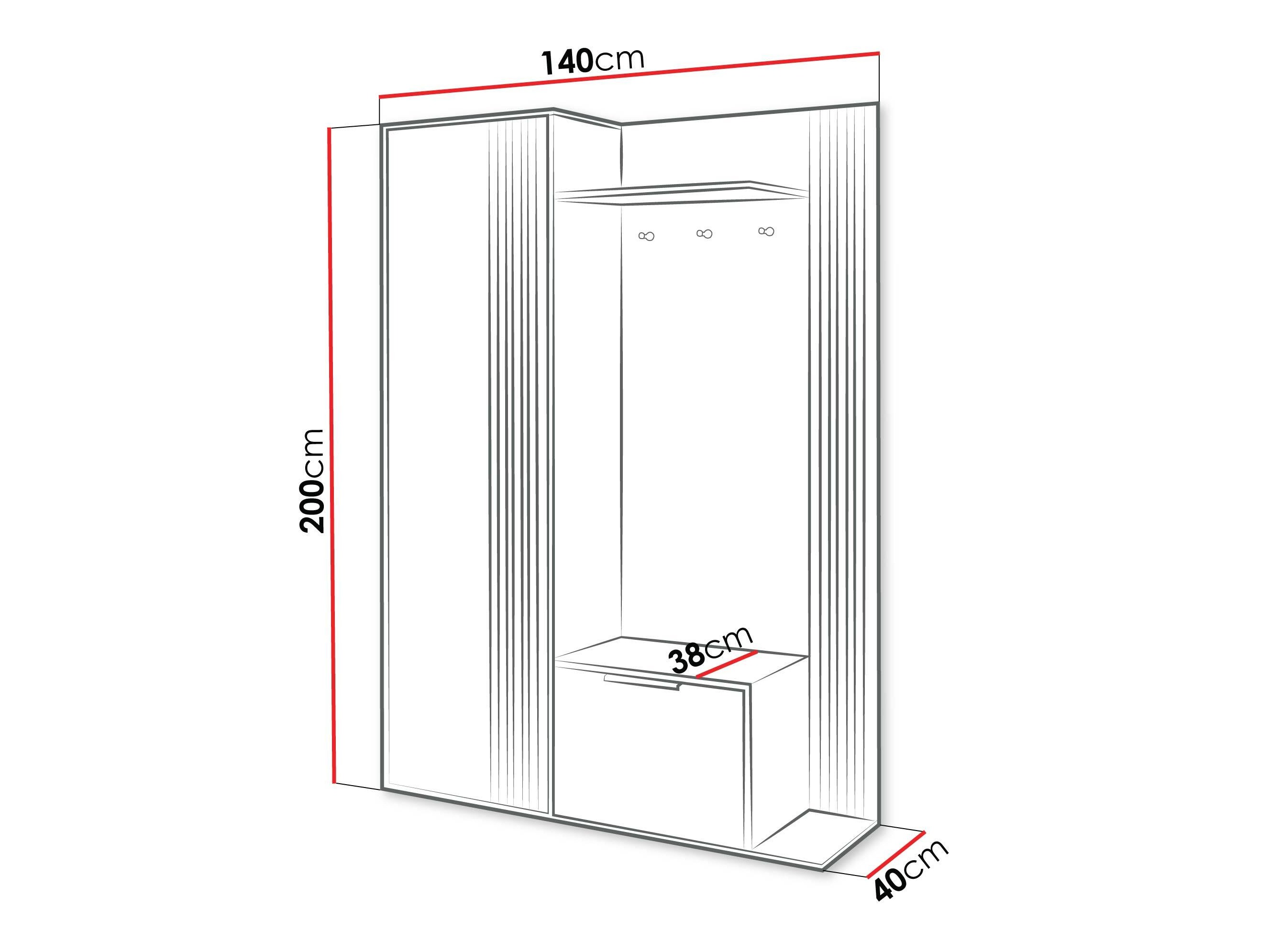 Előszoba garnitúra Honolulu 250