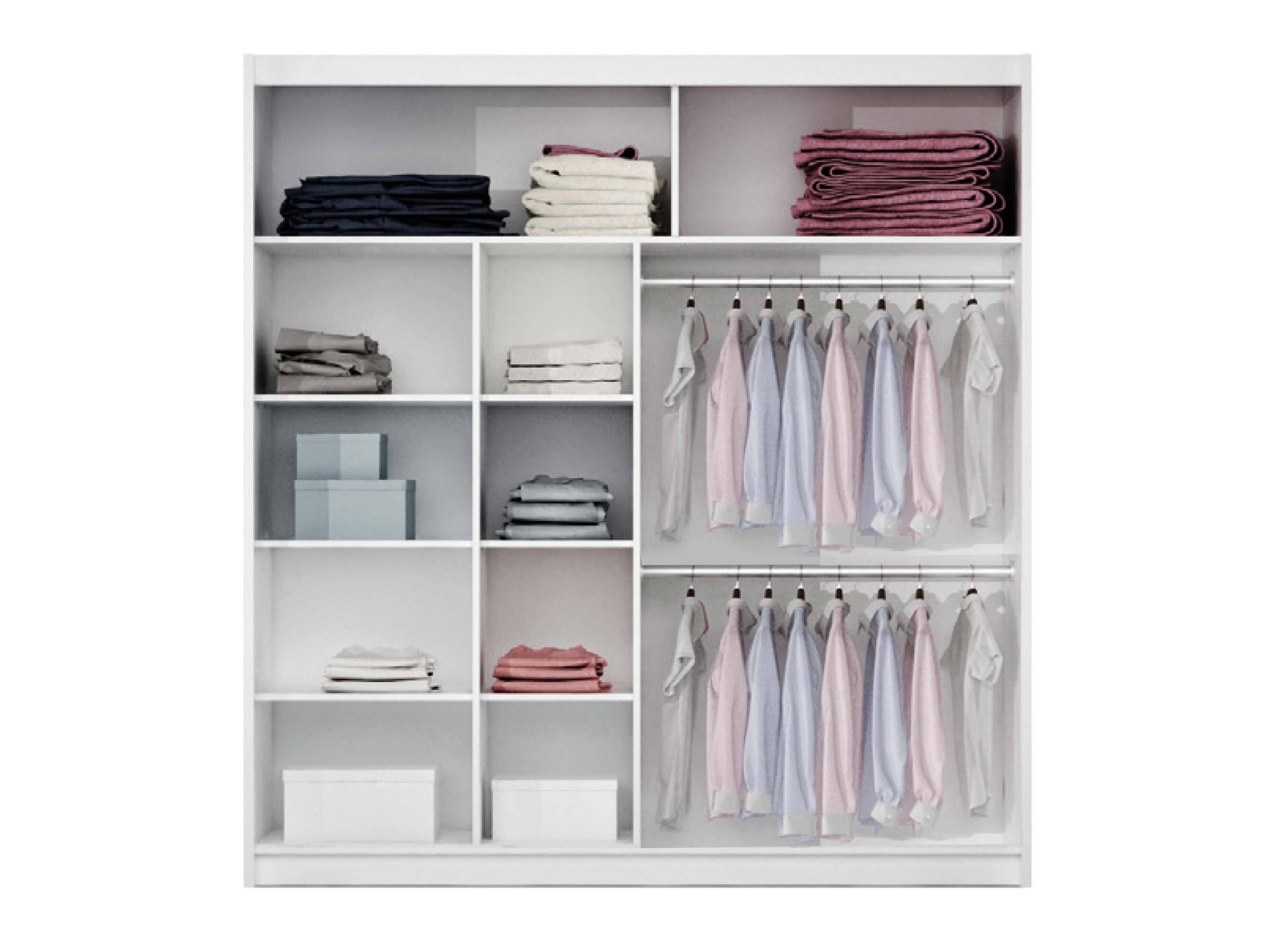 Gardróbszekrény Honolulu 201 (Fekete)